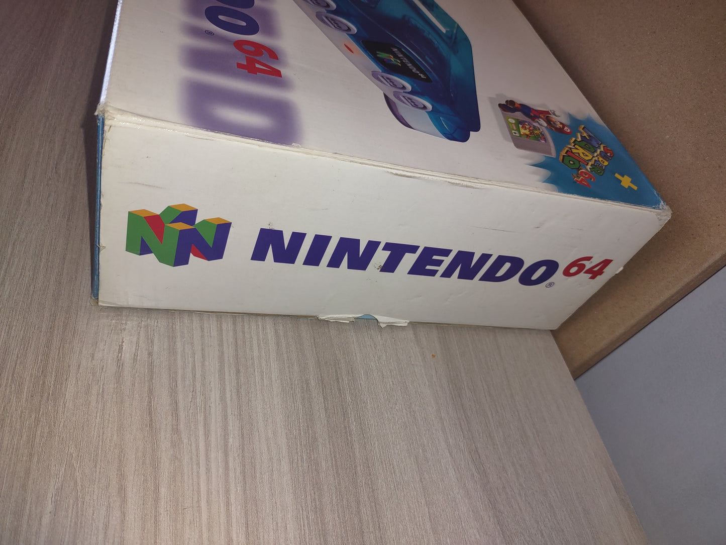 Console Nintendo 64 n64 clear blue con Super Mario 64 Limited PAL EUR