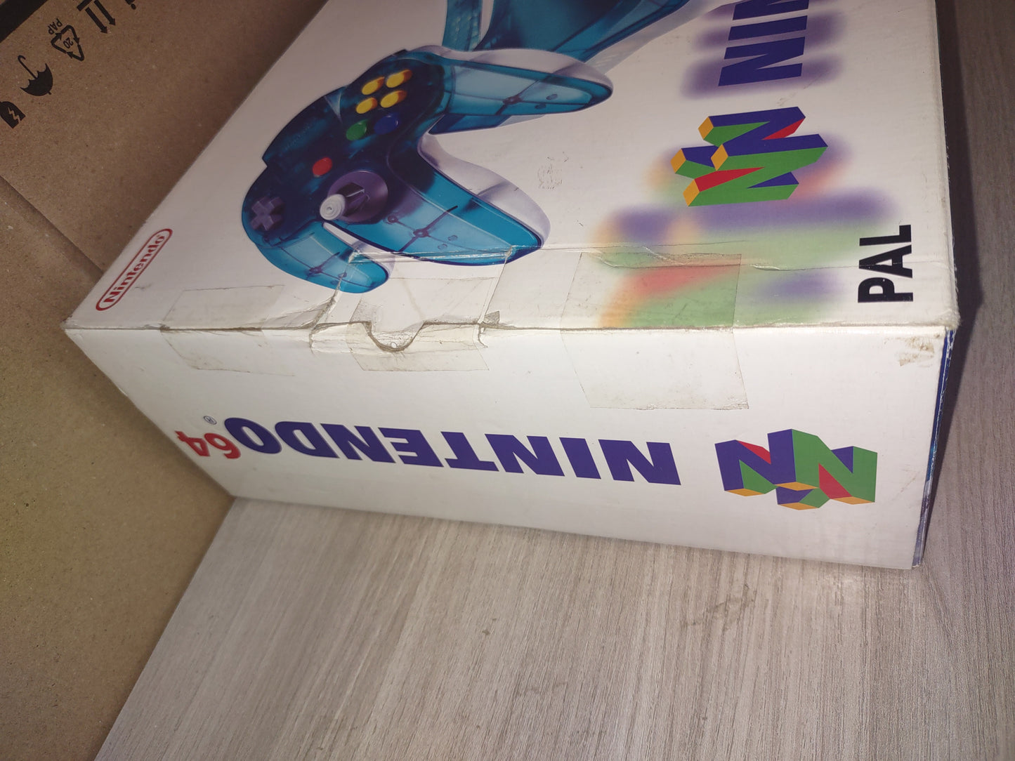 Console Nintendo 64 n64 clear blue con Super Mario 64 Limited PAL EUR