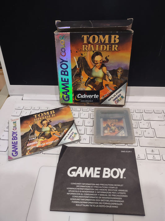 Gioco Nintendo Game boy color tomb Raider