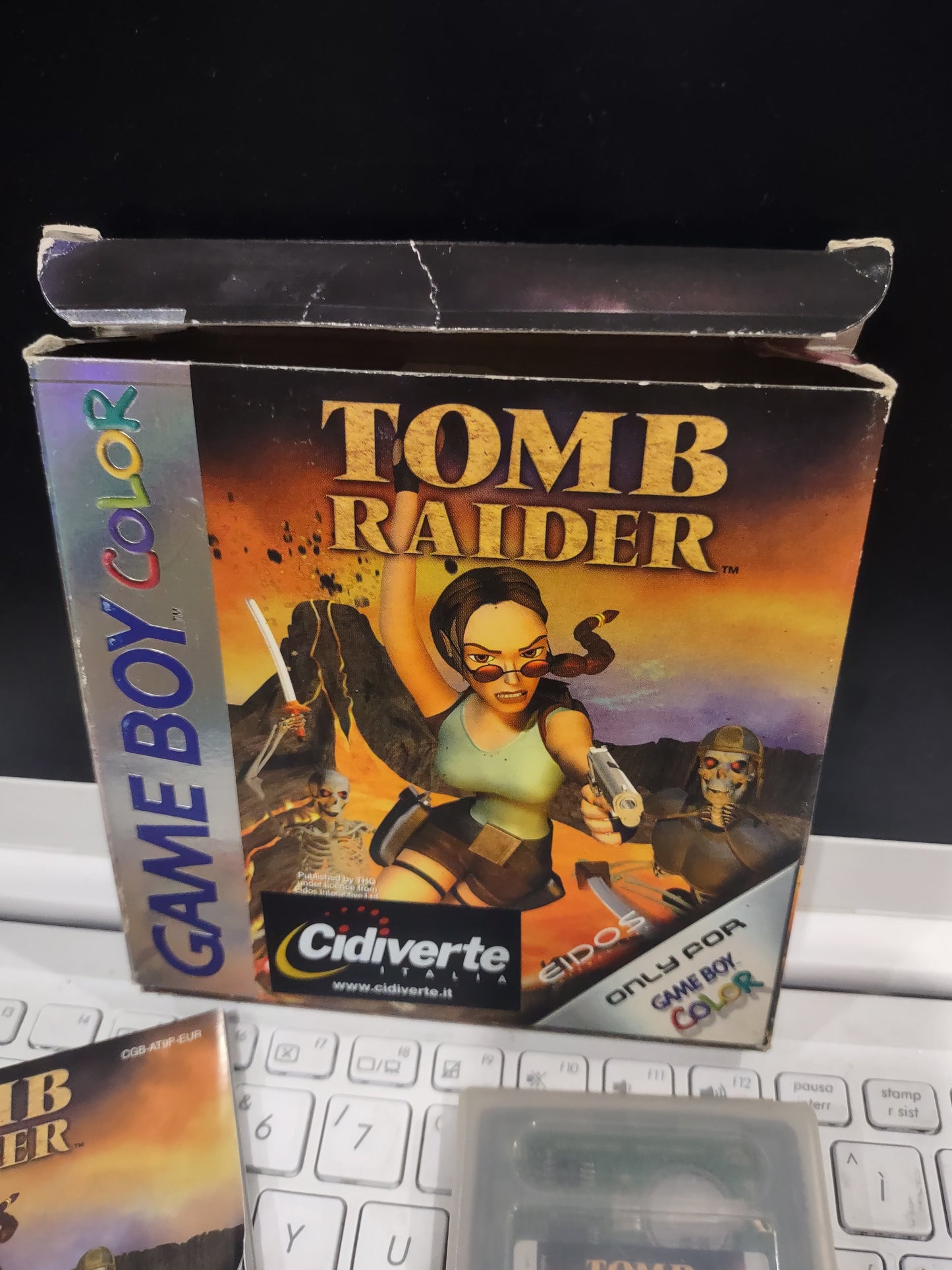 Gioco Nintendo Game boy color tomb Raider