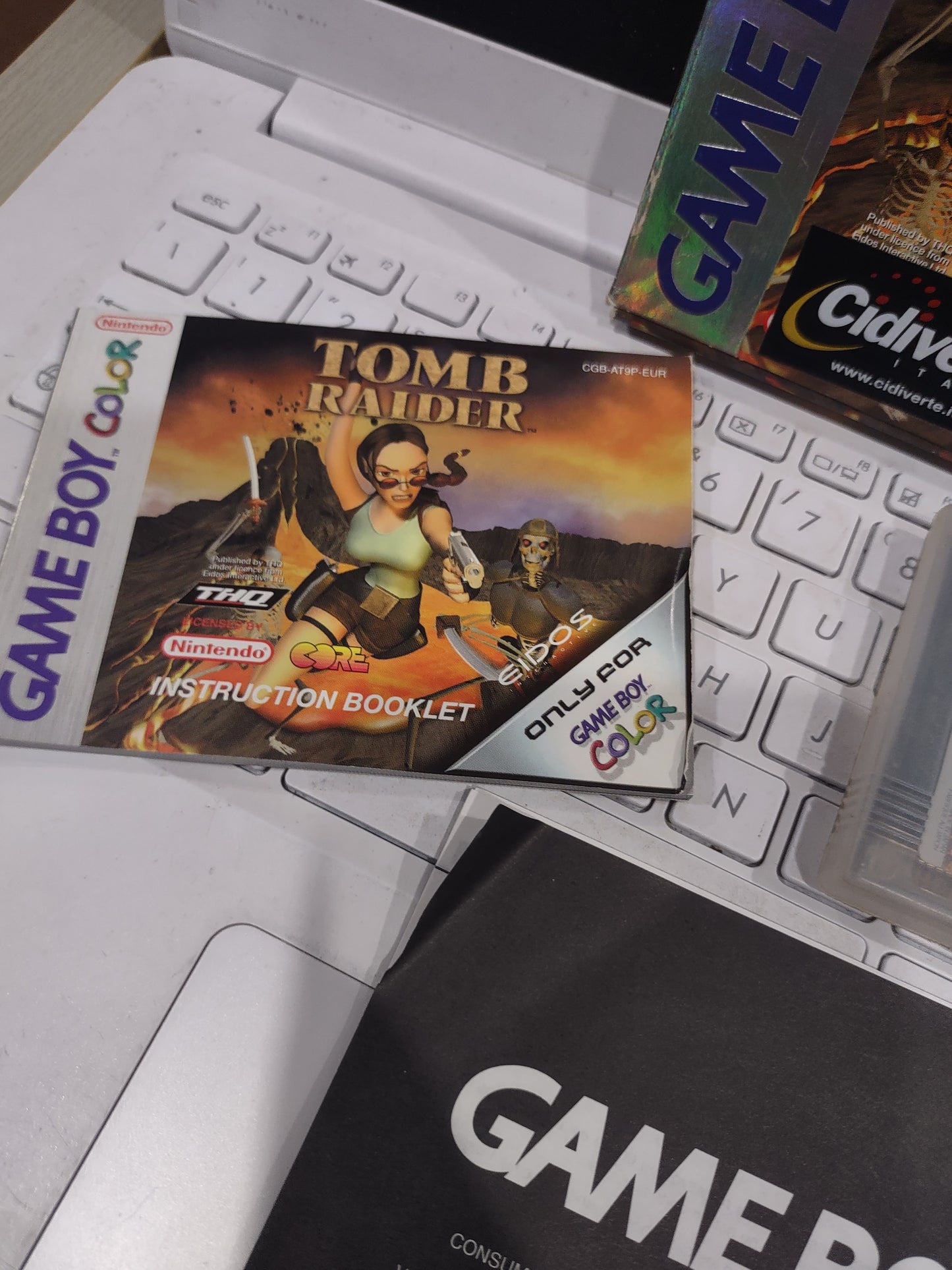 Gioco Nintendo Game boy color tomb Raider
