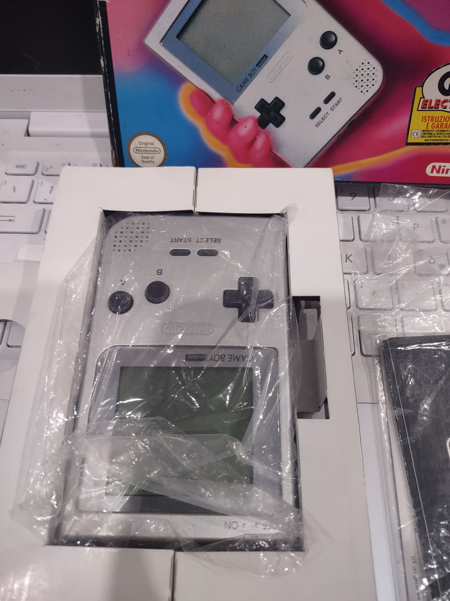 Console Nintendo Game boy Pocket silver