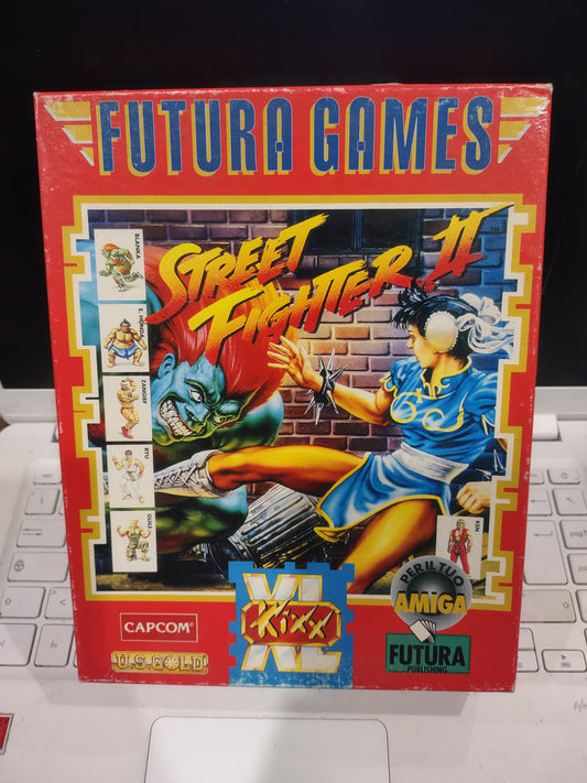 Gioco Amiga commodore street fighter 2 floppy disk