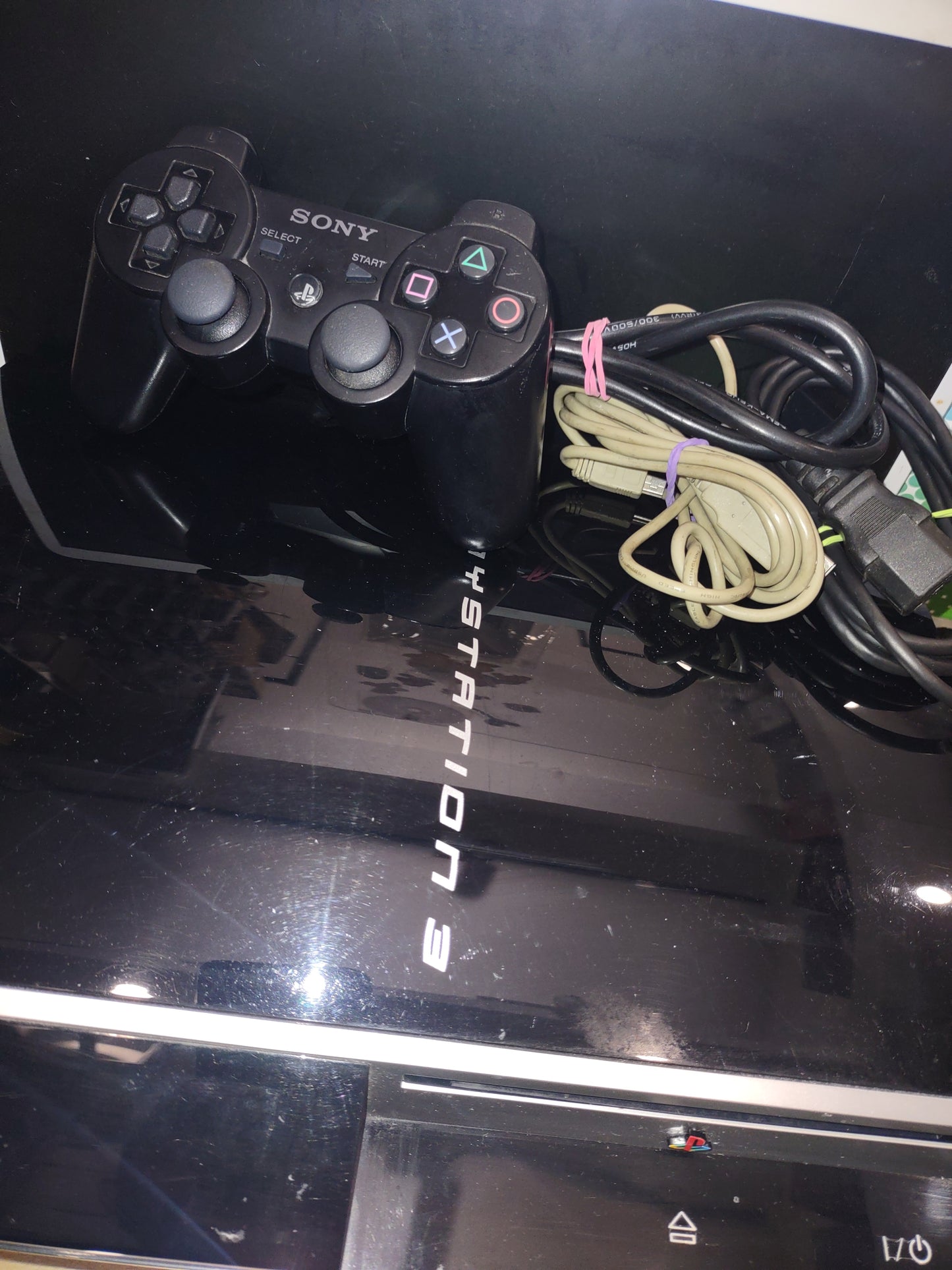 Console PlayStation 3 PS3 Sony black fat 40gb