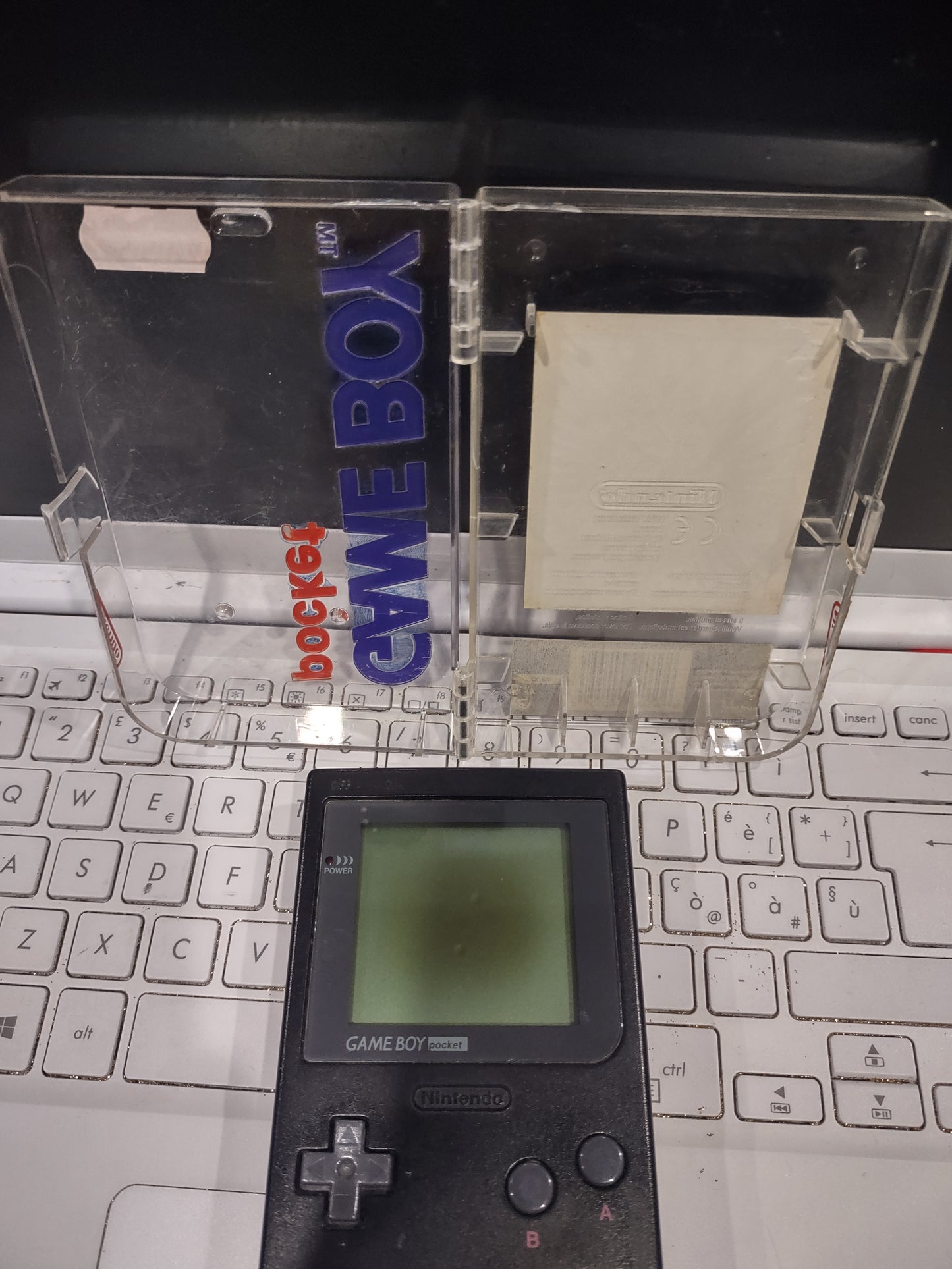 Console Gameboy pocket nero Black + case