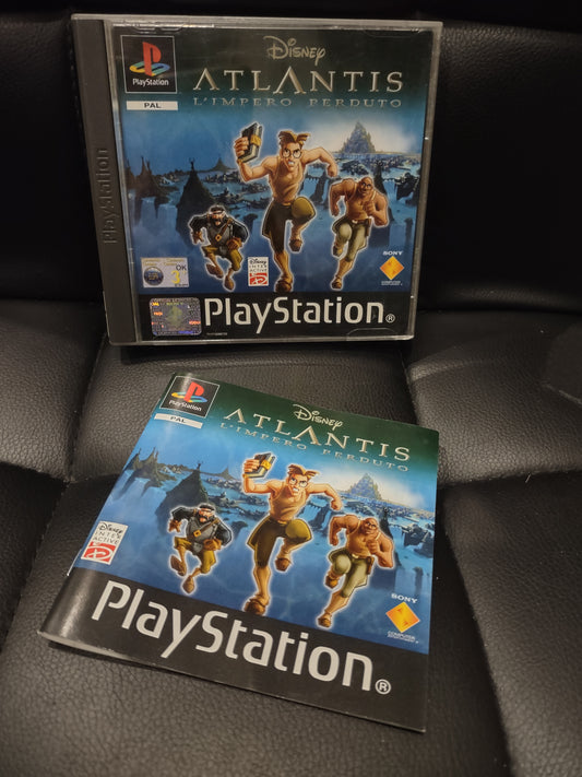 Gioco PlayStation PS1 Disney Atlantis l'impero perduto italiano completo