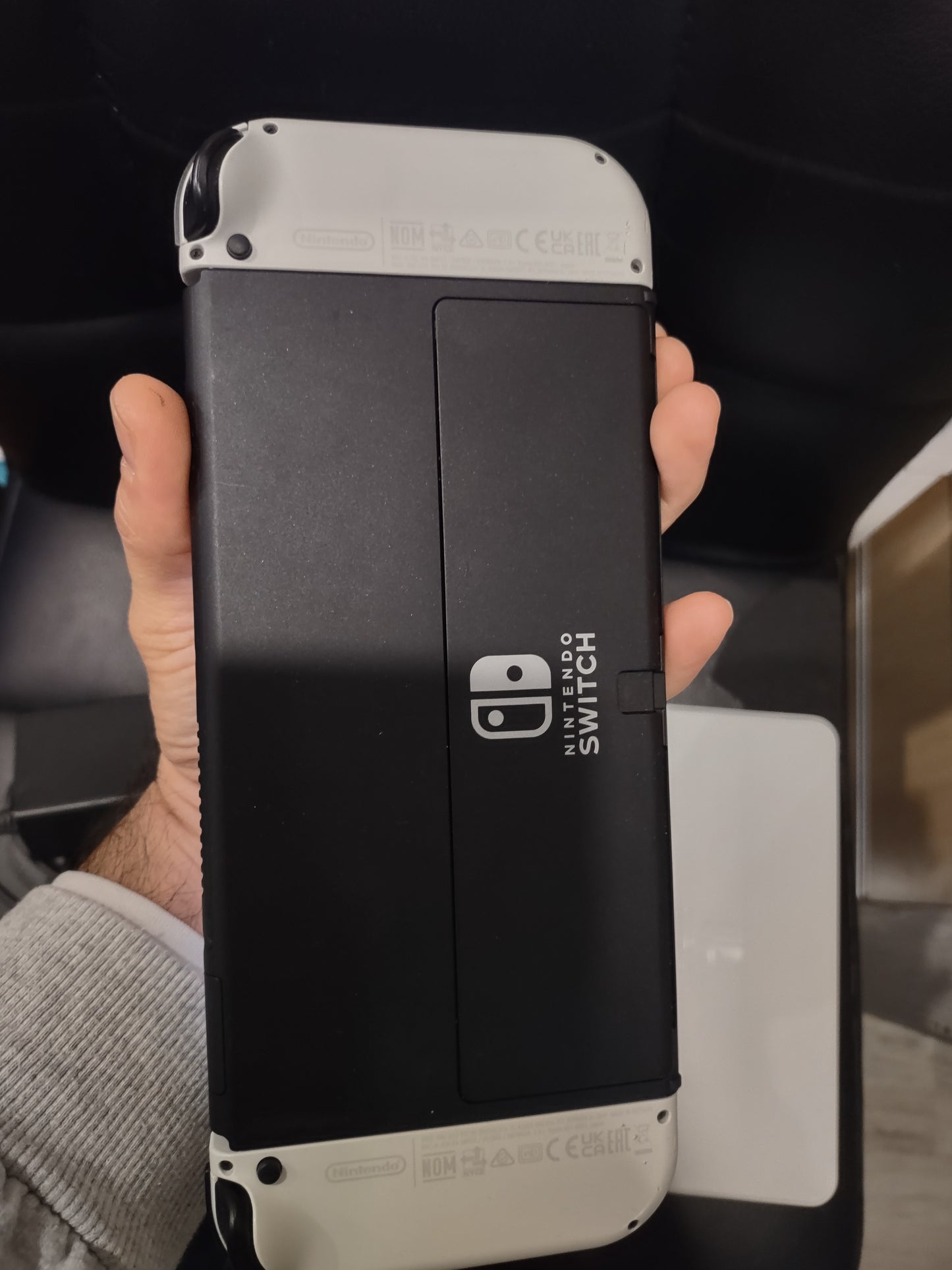 Console switch OLED White Nintendo portatile TV usata no scatola