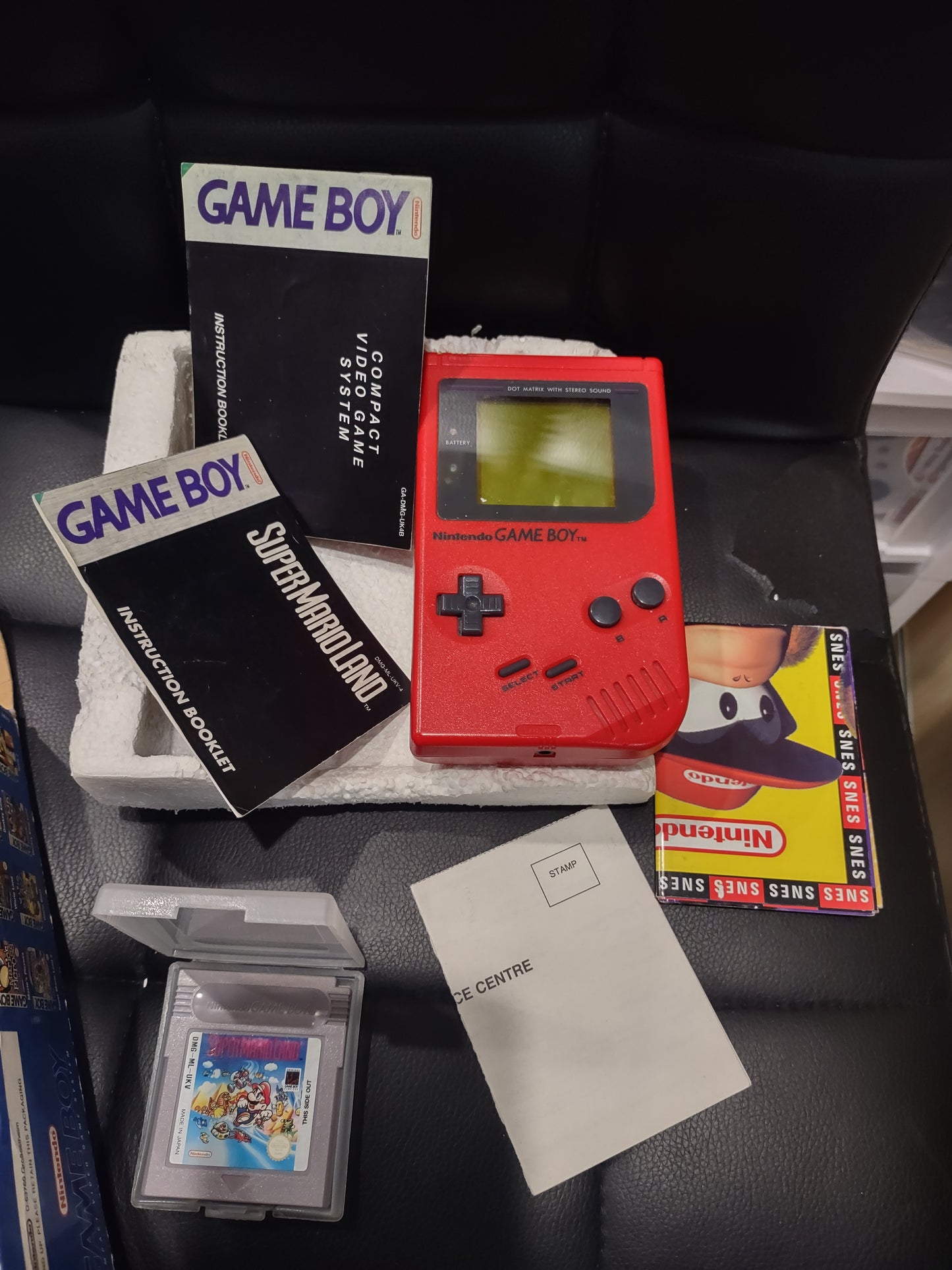Console Nintendo Game boy Red rosso bundle game pack Super Mario Land