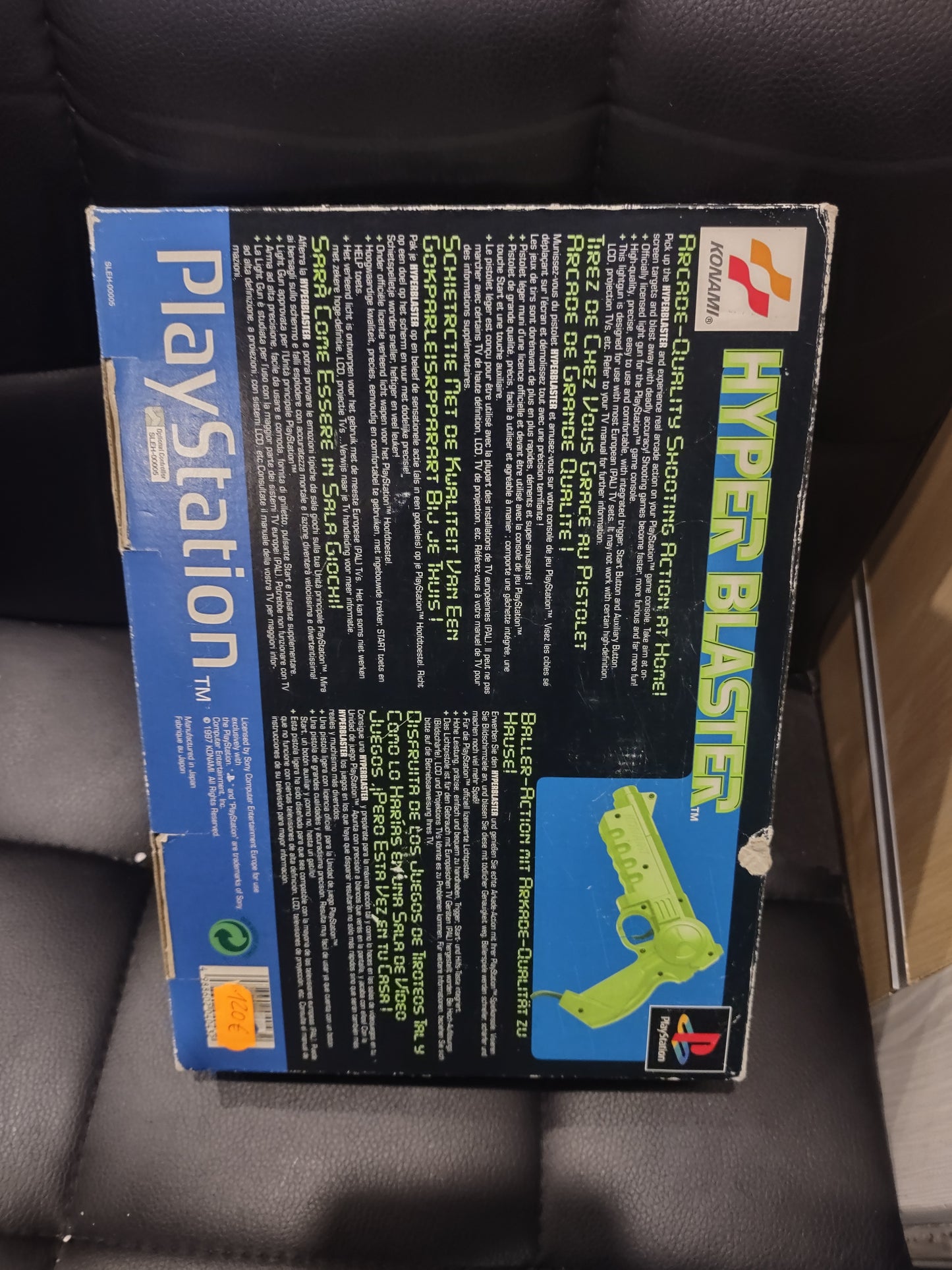 Accessorio raro konami pistola gun hyper Blaster PlayStation ps1