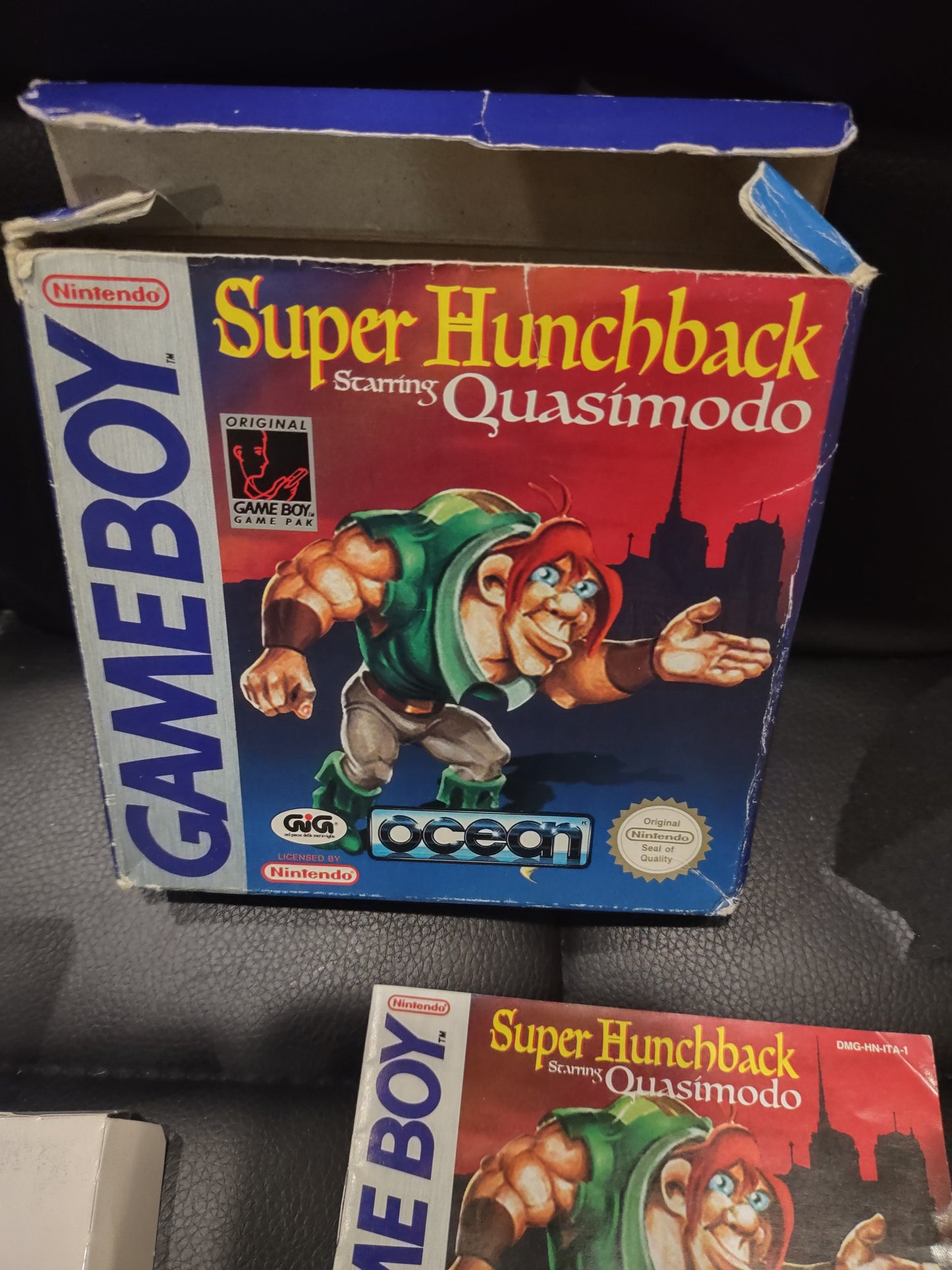 Gioco Nintendo Gameboy super hunchback starring quasimodo giga