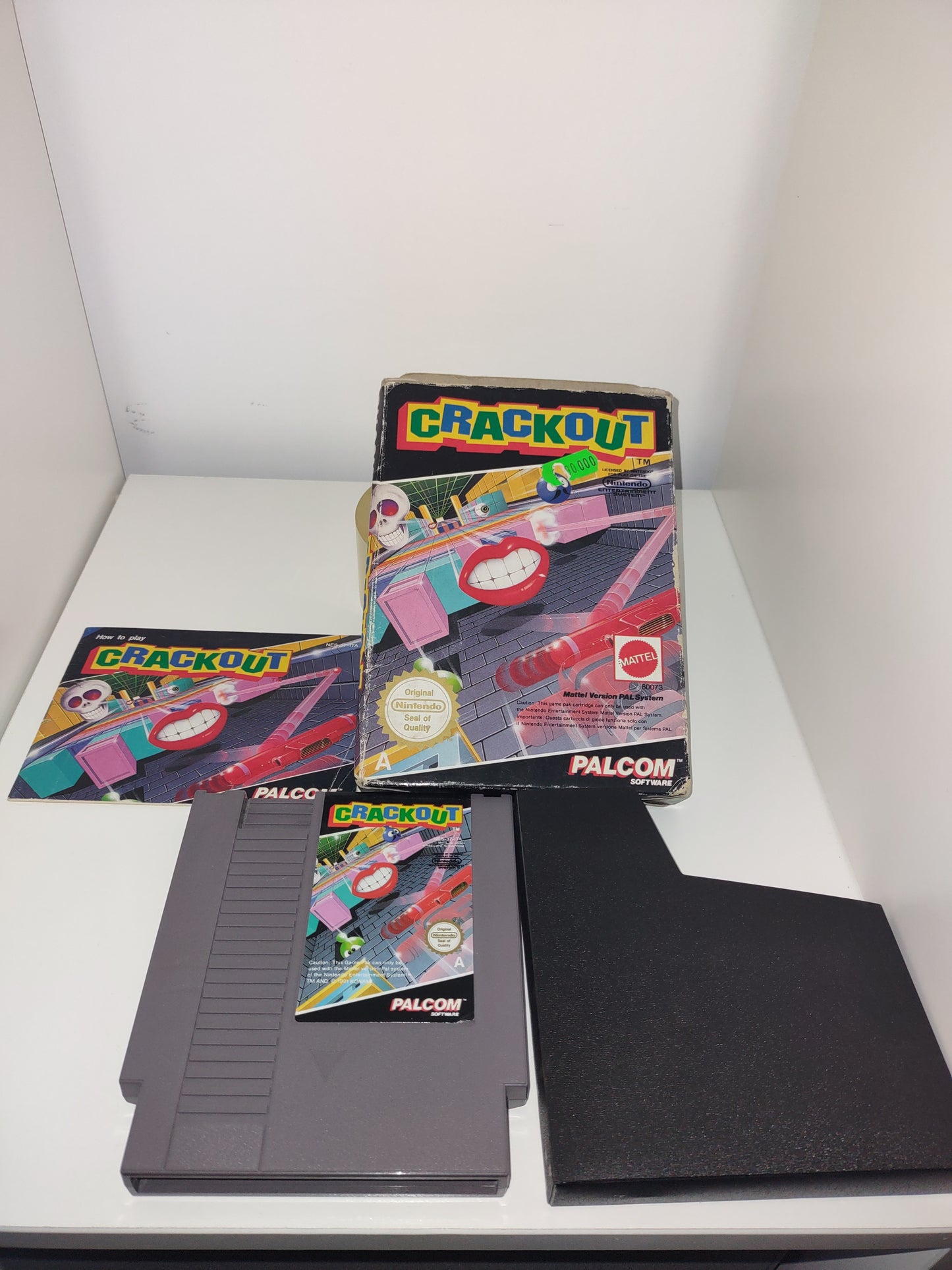 Nintendo NES Mattel crackout ita NES Pal A