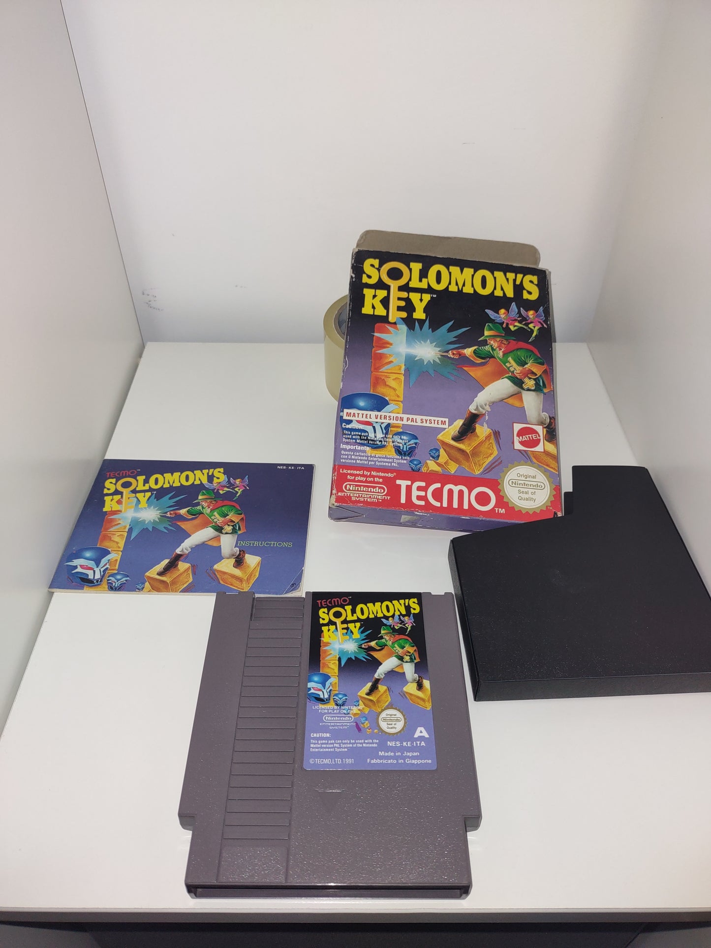 Nintendo NES ita PAL a solomon's Key