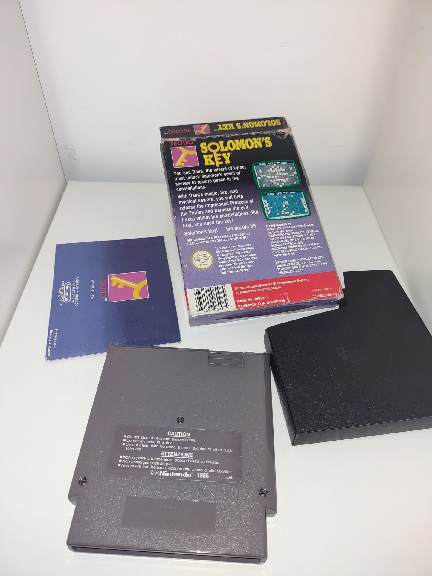 Nintendo NES ita PAL a solomon's Key