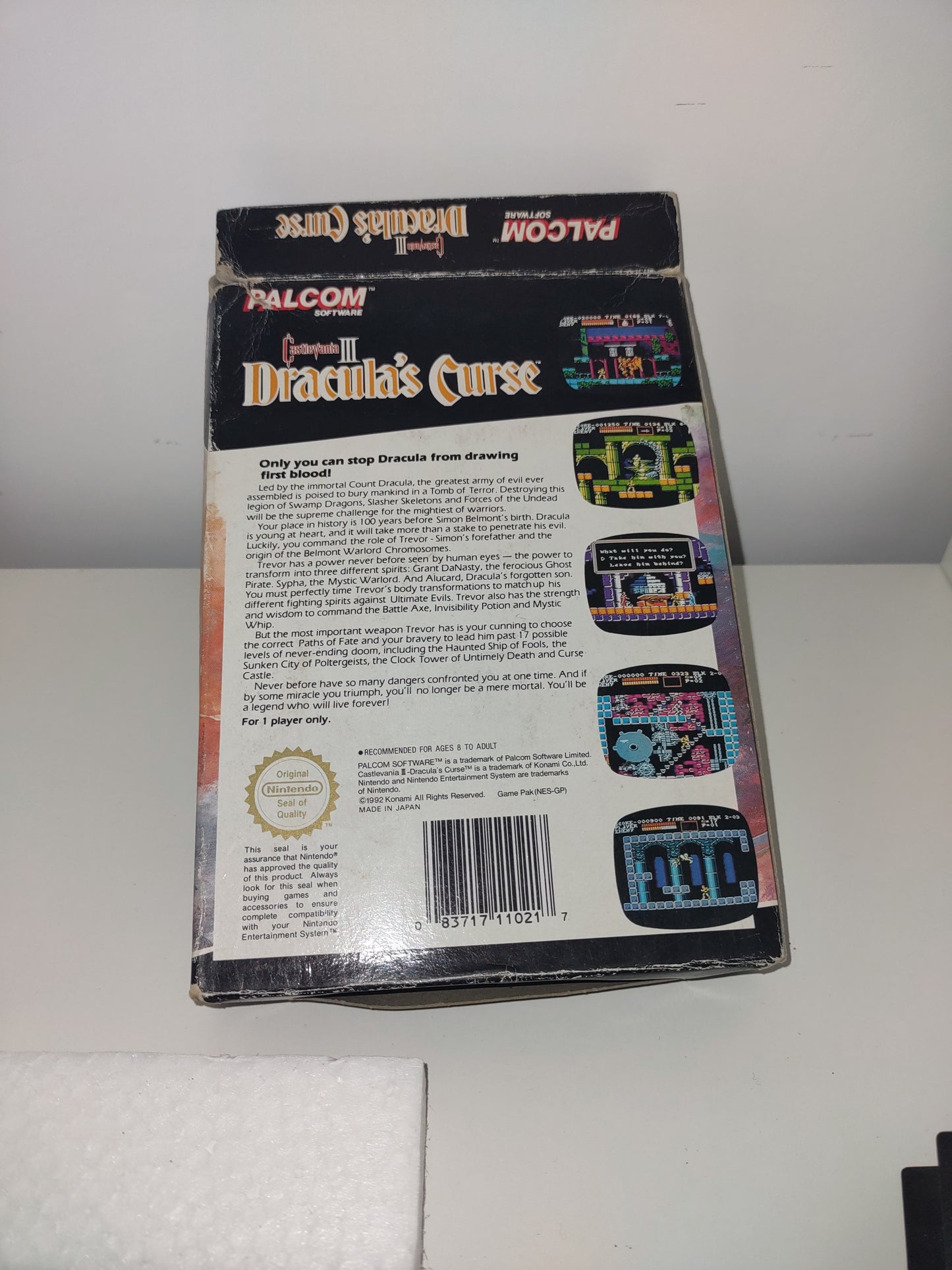 Gioco Nintendo NES palcom Castlevania 3 dracula's curse
