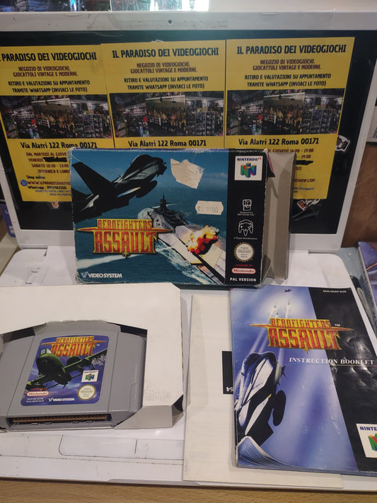 Gioco Nintendo 64 aerofighters assault PAL eur