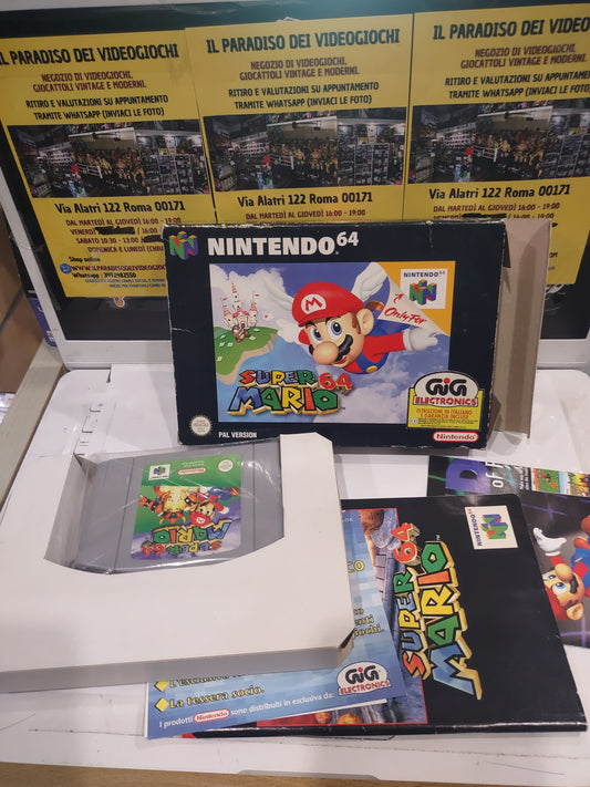 Gioco Nintendo 64 Super Mario 64 n64 giga PAL eur