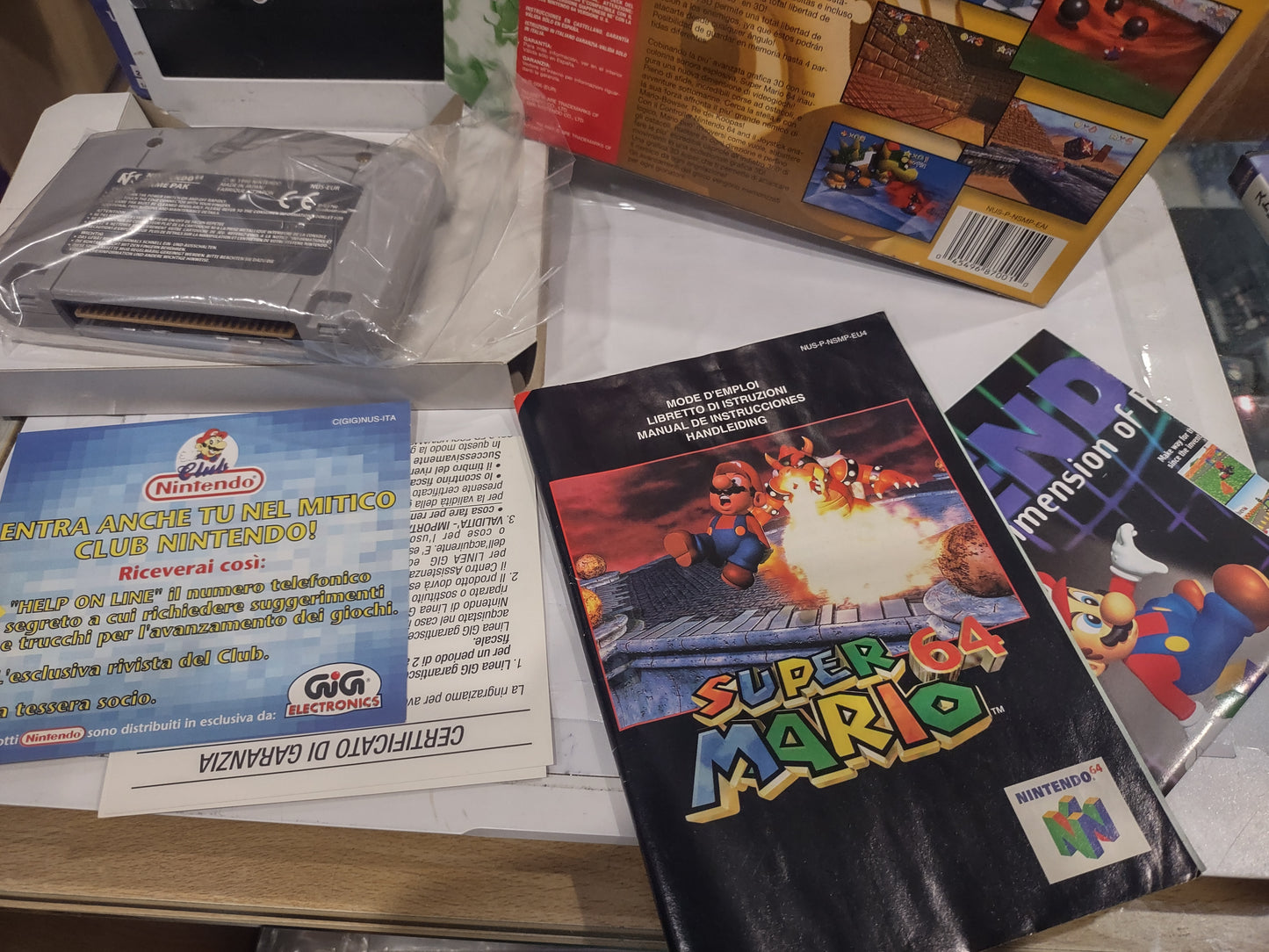Gioco Nintendo 64 Super Mario 64 n64 giga PAL eur