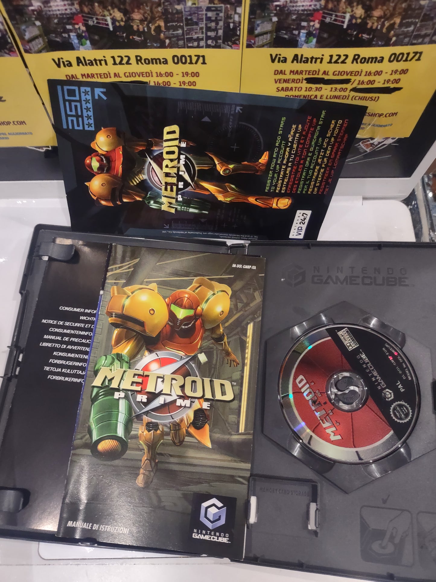 Gioco Nintendo GameCube Metroid prime 1 italiano completo