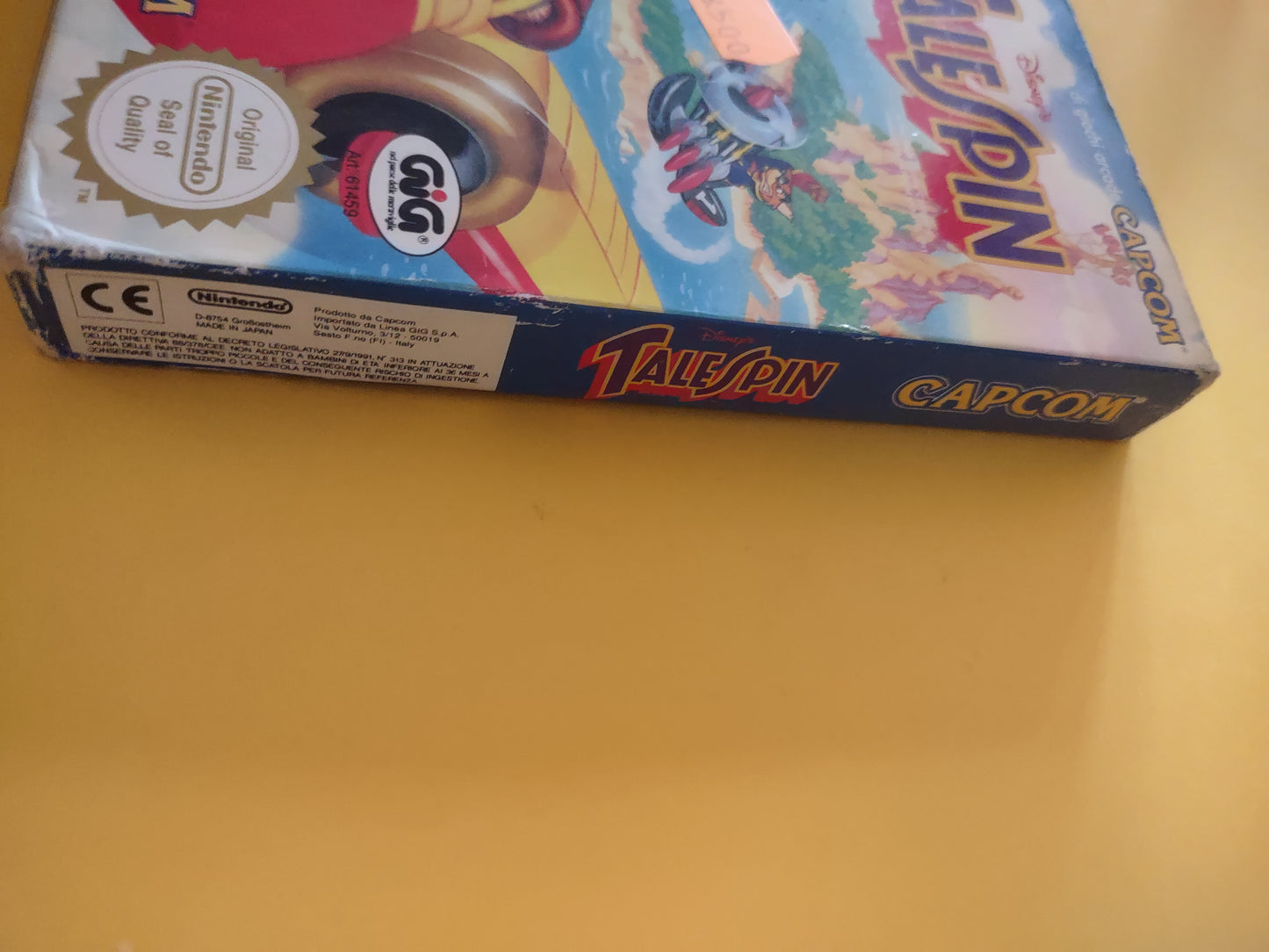 Gioco Nintendo NES Disney talespin capcom giga