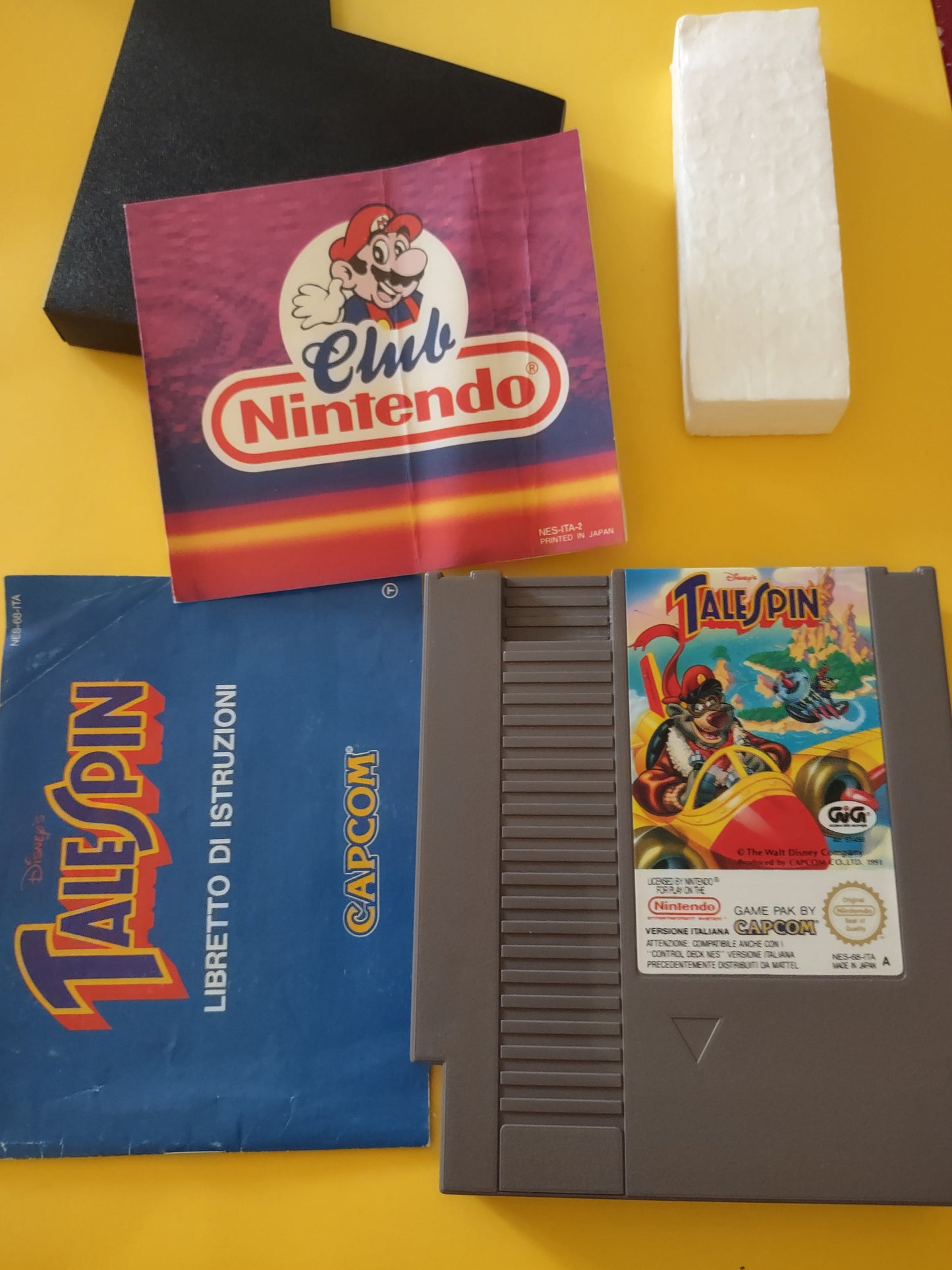 Gioco Nintendo NES Disney talespin capcom giga