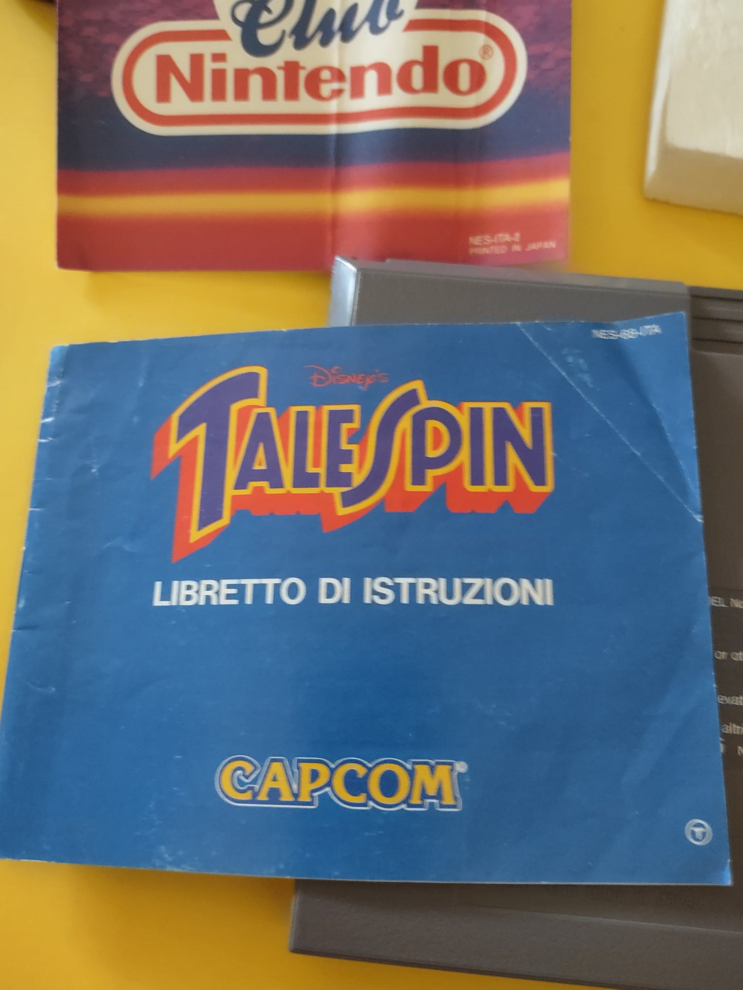 Gioco Nintendo NES Disney talespin capcom giga