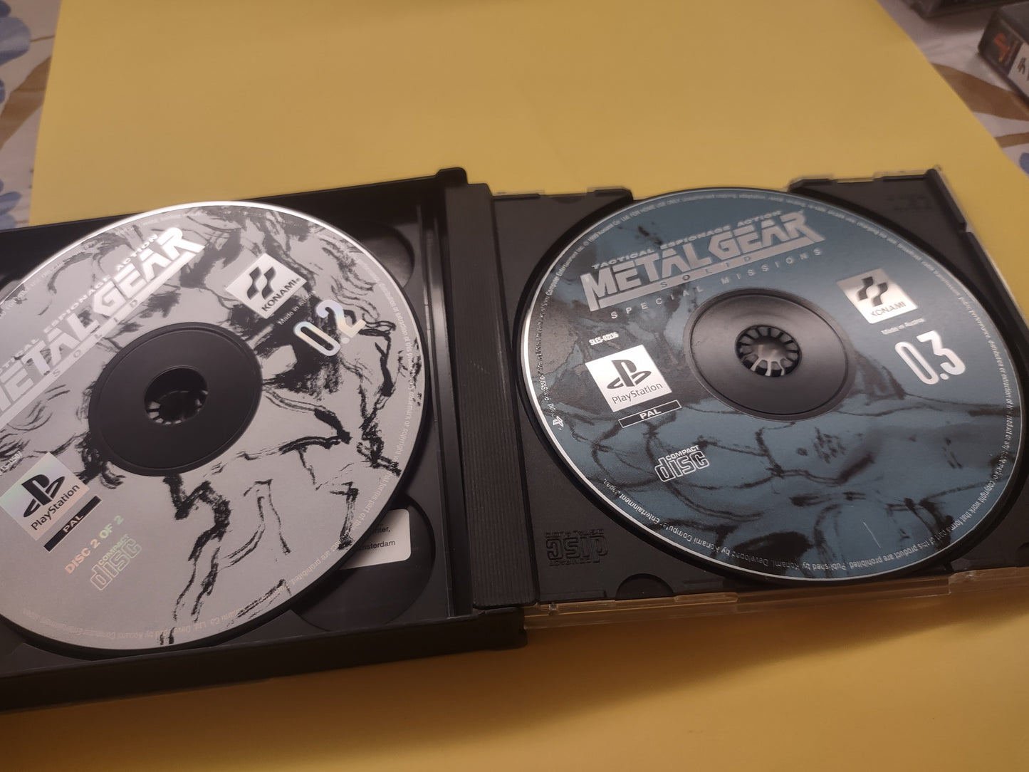 Gioco PlayStation PS1 metal Gear solid + special mission