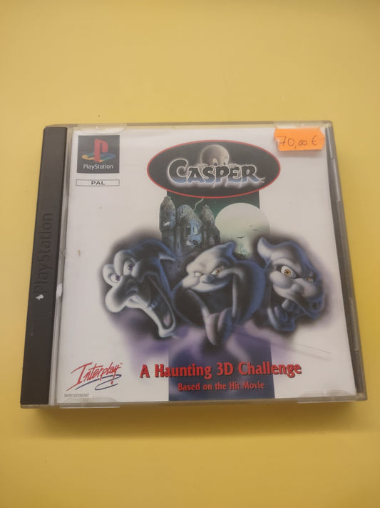 Gioco PlayStation PS1 Casper a haunting 3D challenge