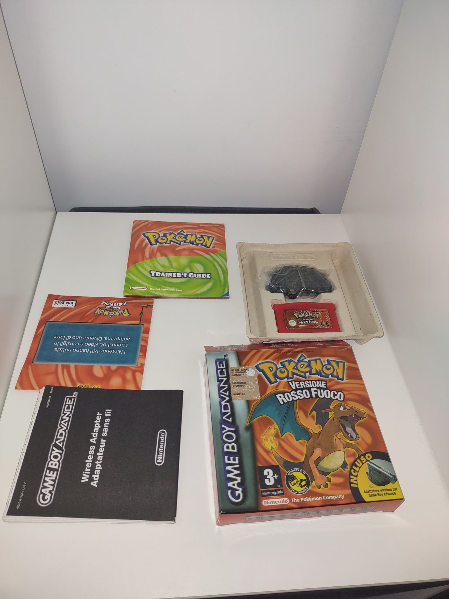 Gioco Gameboy Advance GBA Pokemon rosso fuoco 🔥