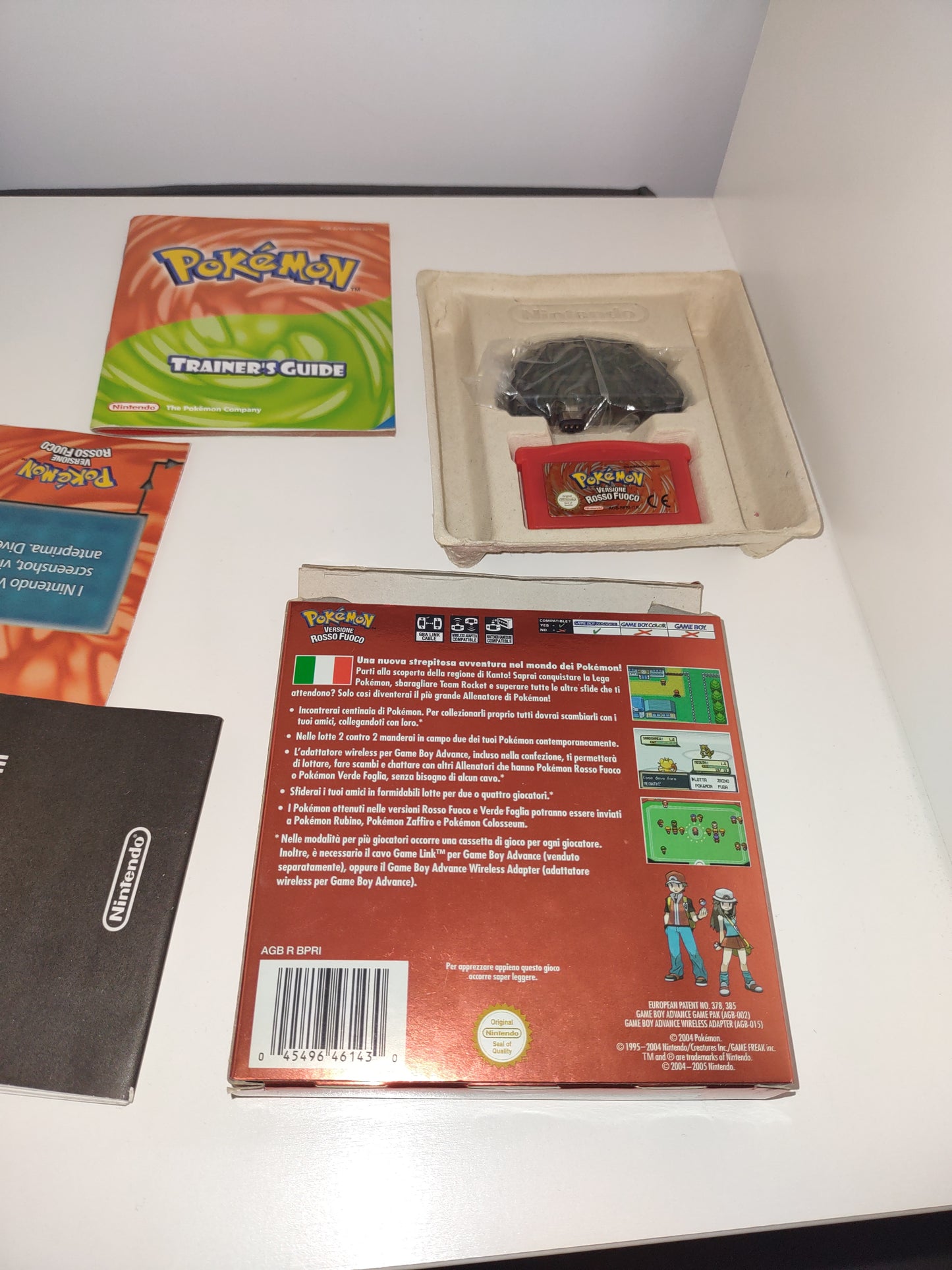 Gioco Gameboy Advance GBA Pokemon rosso fuoco 🔥