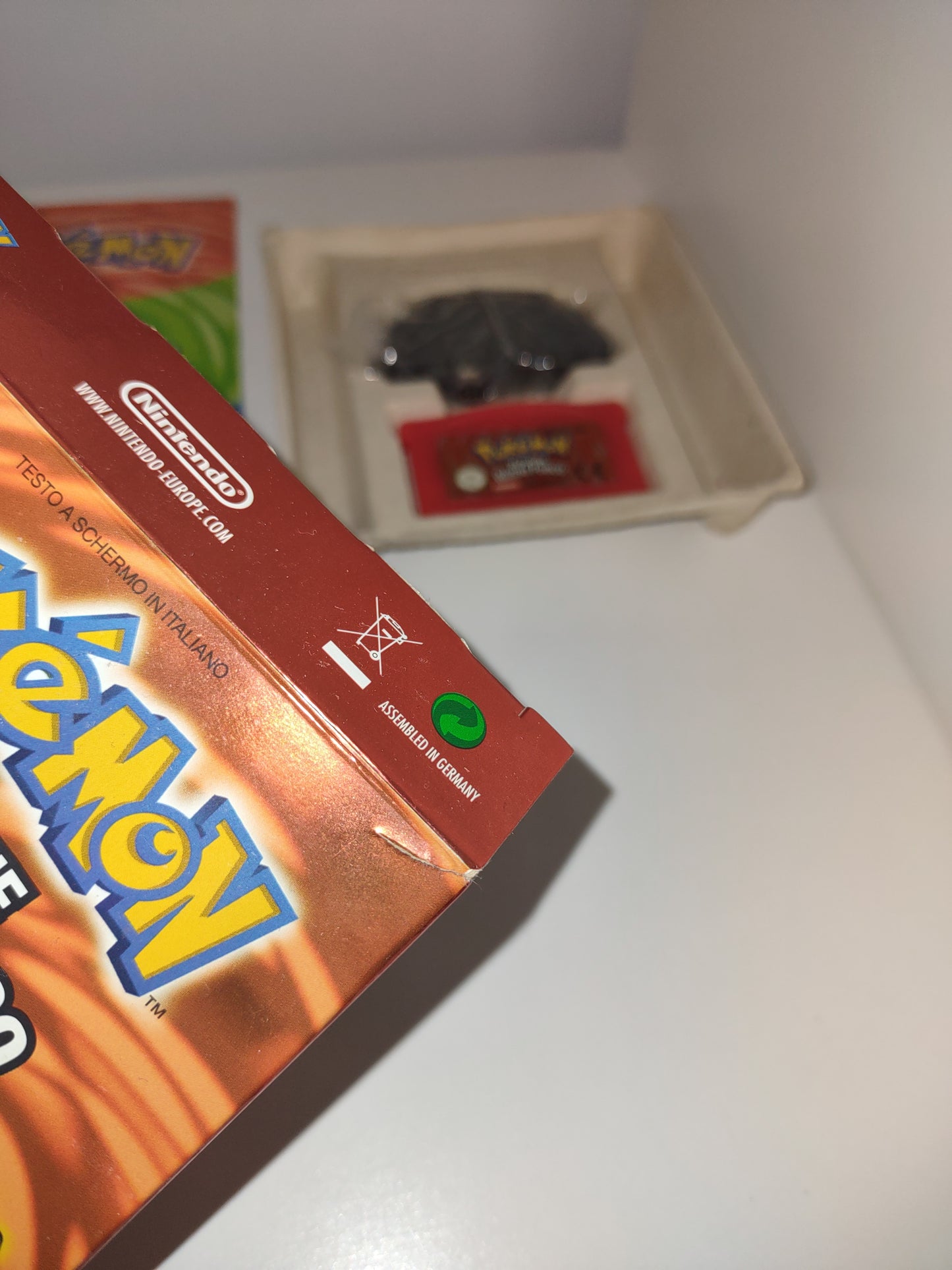 Gioco Gameboy Advance GBA Pokemon rosso fuoco 🔥