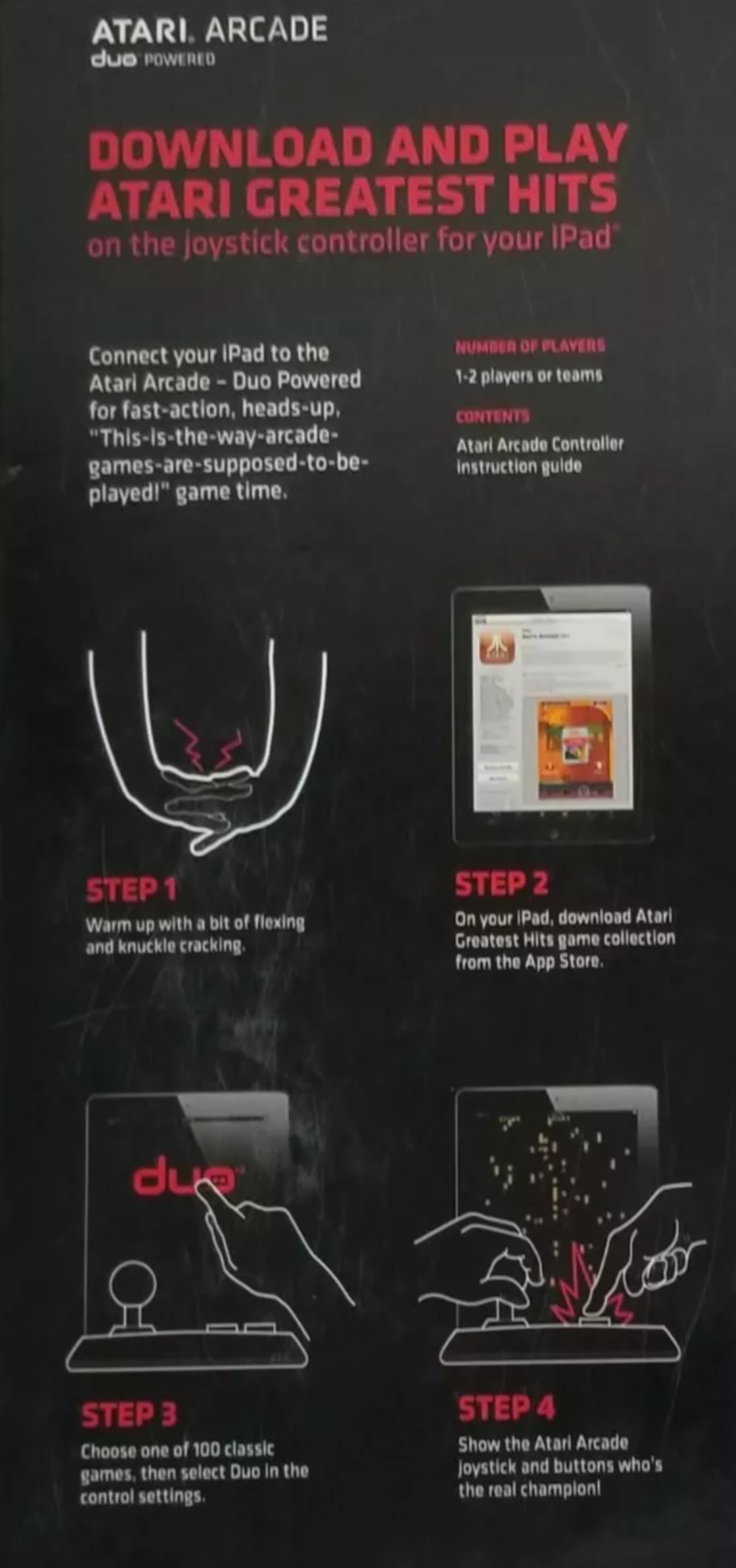 Atari arcade duo powered per iPad