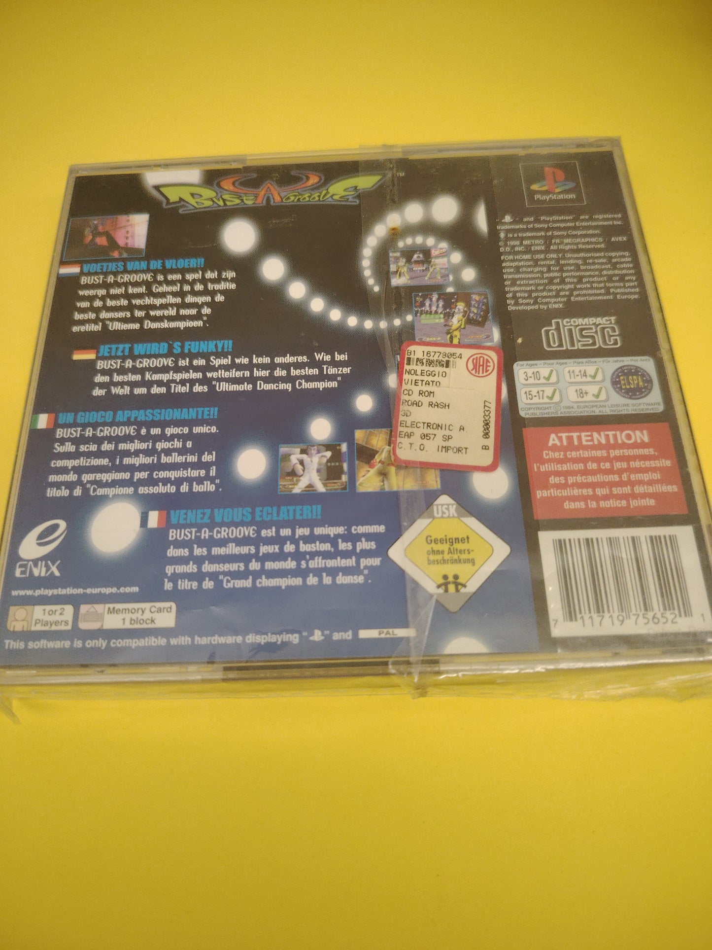Gioco PlayStation 1 Bust-a groove