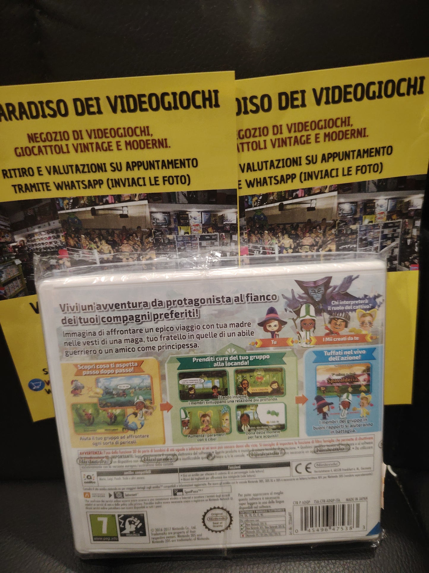 Gioco Miitopia 3ds nuovo sigillato