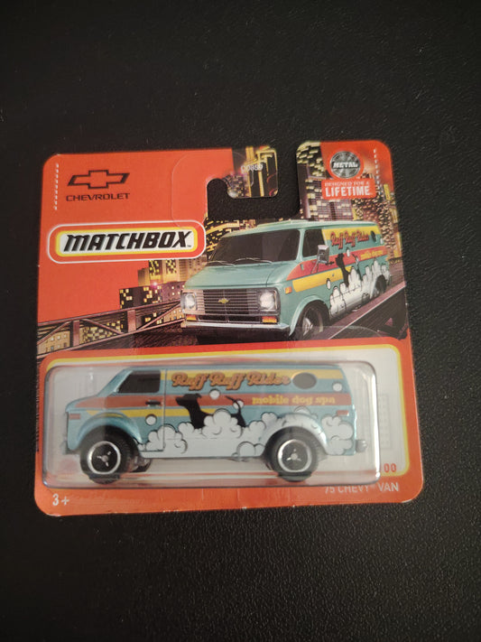Matchbox 75 Chevy van Chevrolet metal Mattel