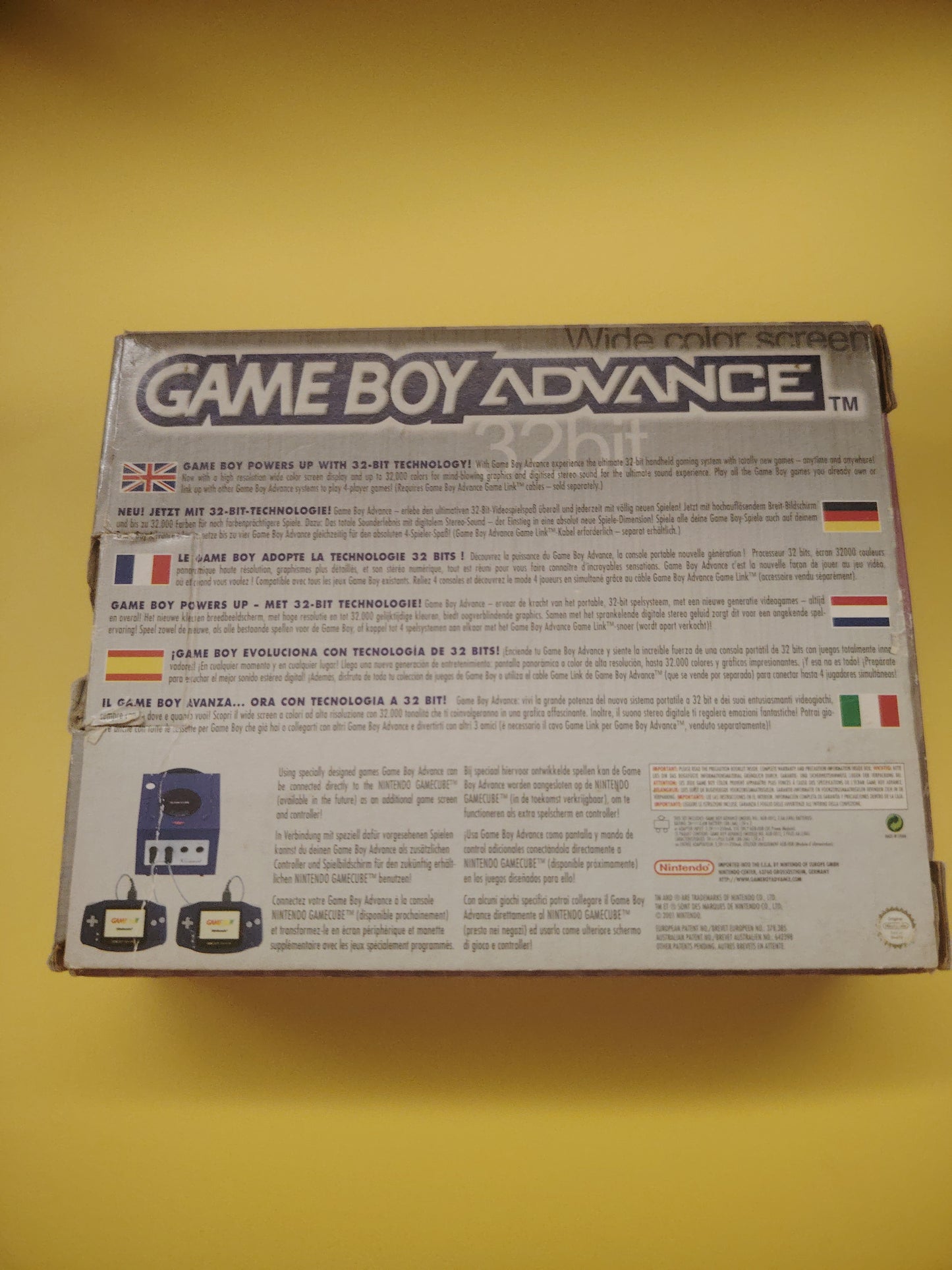 Console nintendo Game Boy Advance Rosa con scatola