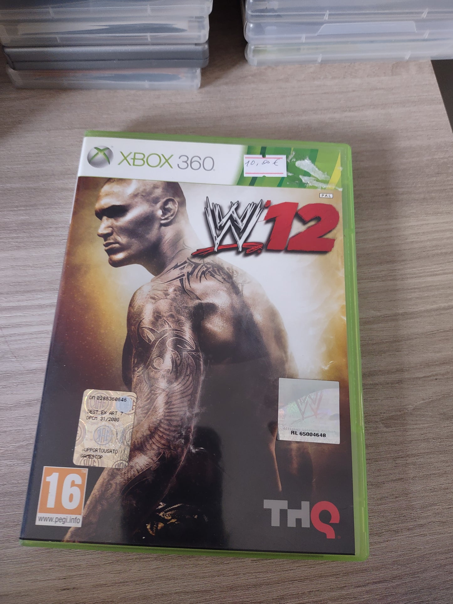 Gioco Xbox 360 w12 wrestling