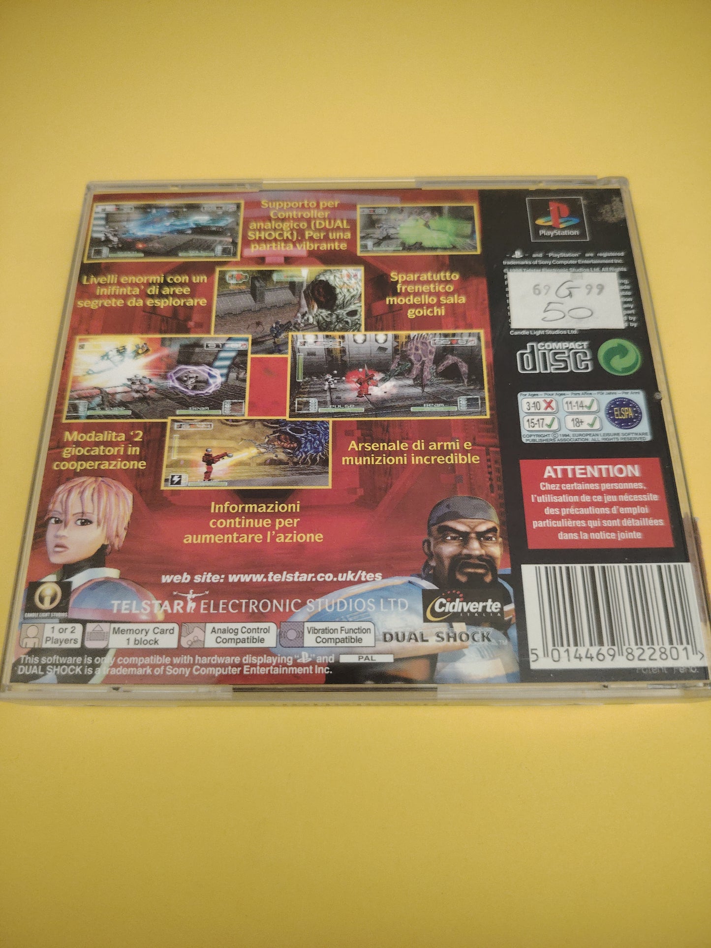 Gioco PlayStation 1 assault