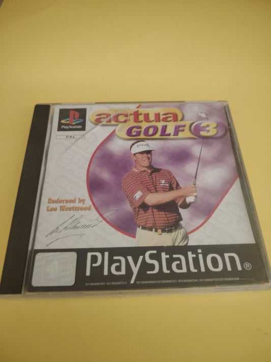 Gioco PlayStation 1 PS1 actua  Golf 3