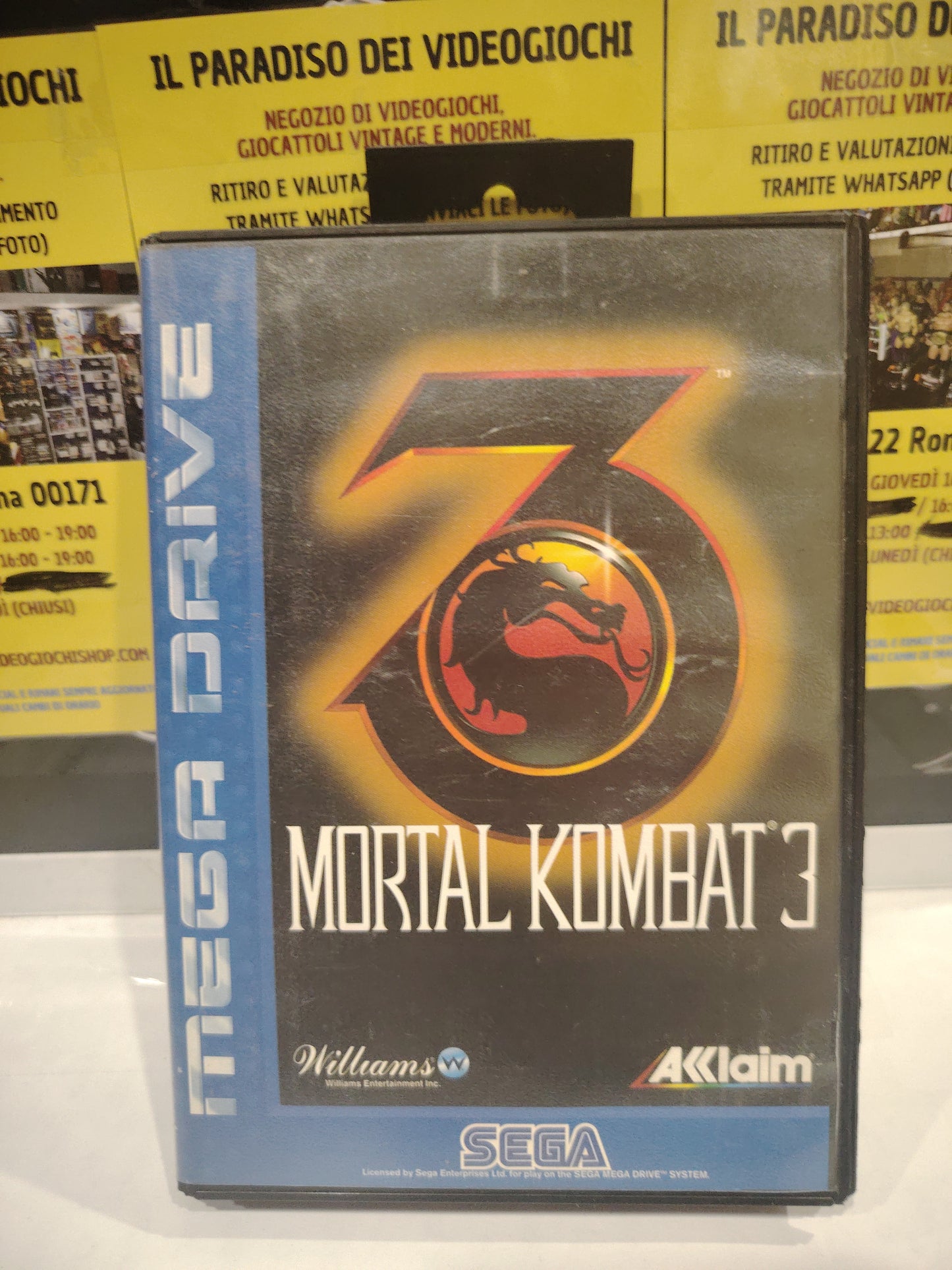 Gioco mega drive mortal kombat 3