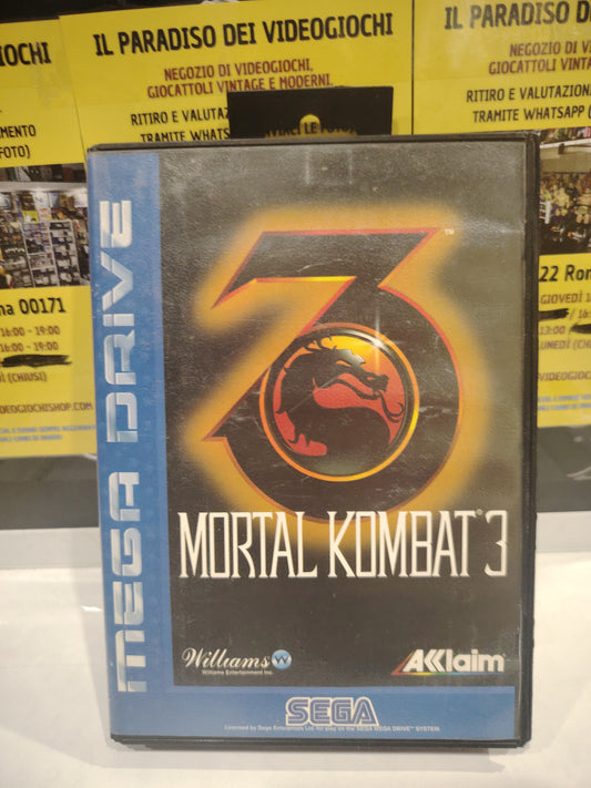 Gioco mega drive mortal kombat 3