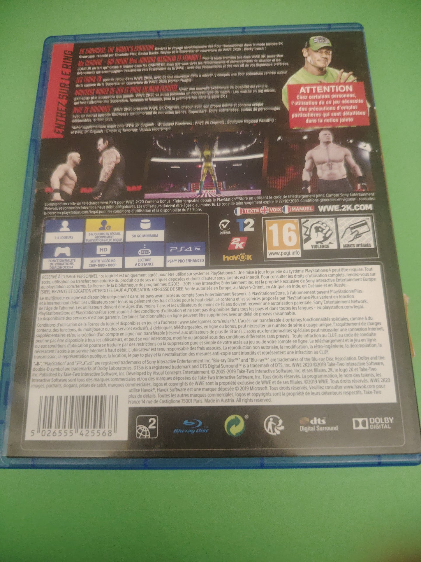 Gioco playStation 4 ps4 2k20 wwe