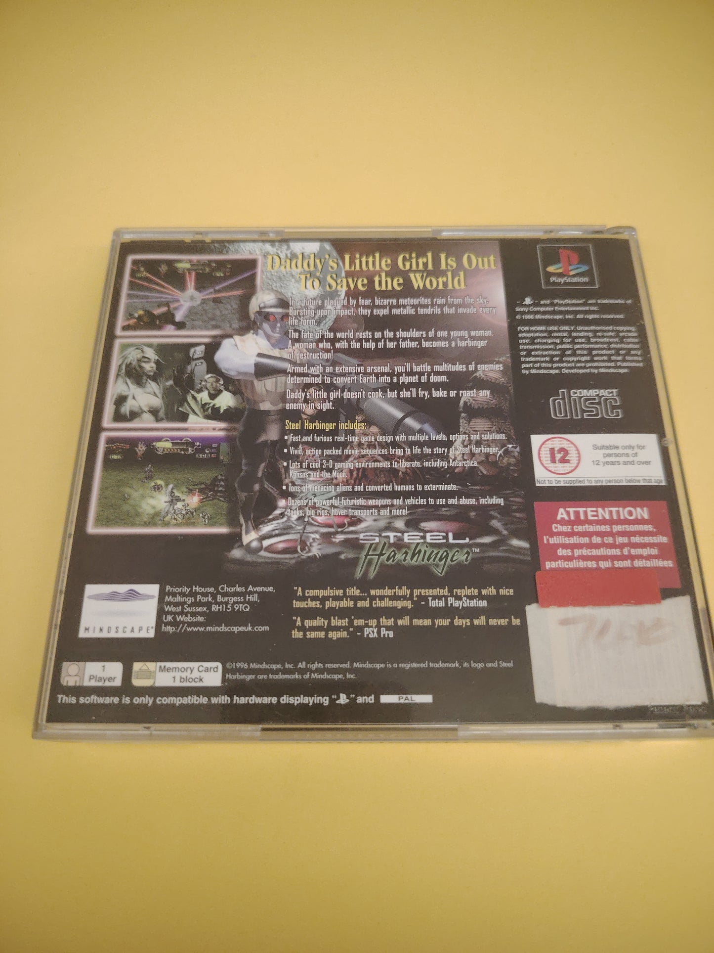 Gioco PlayStation 1 steel harbinger