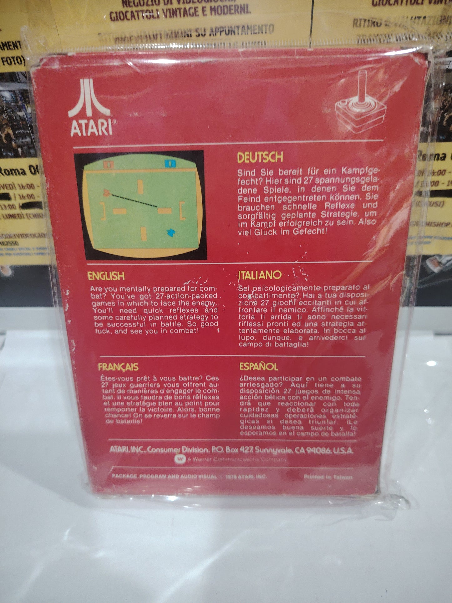 Gioco Atari combat 27 con scatola