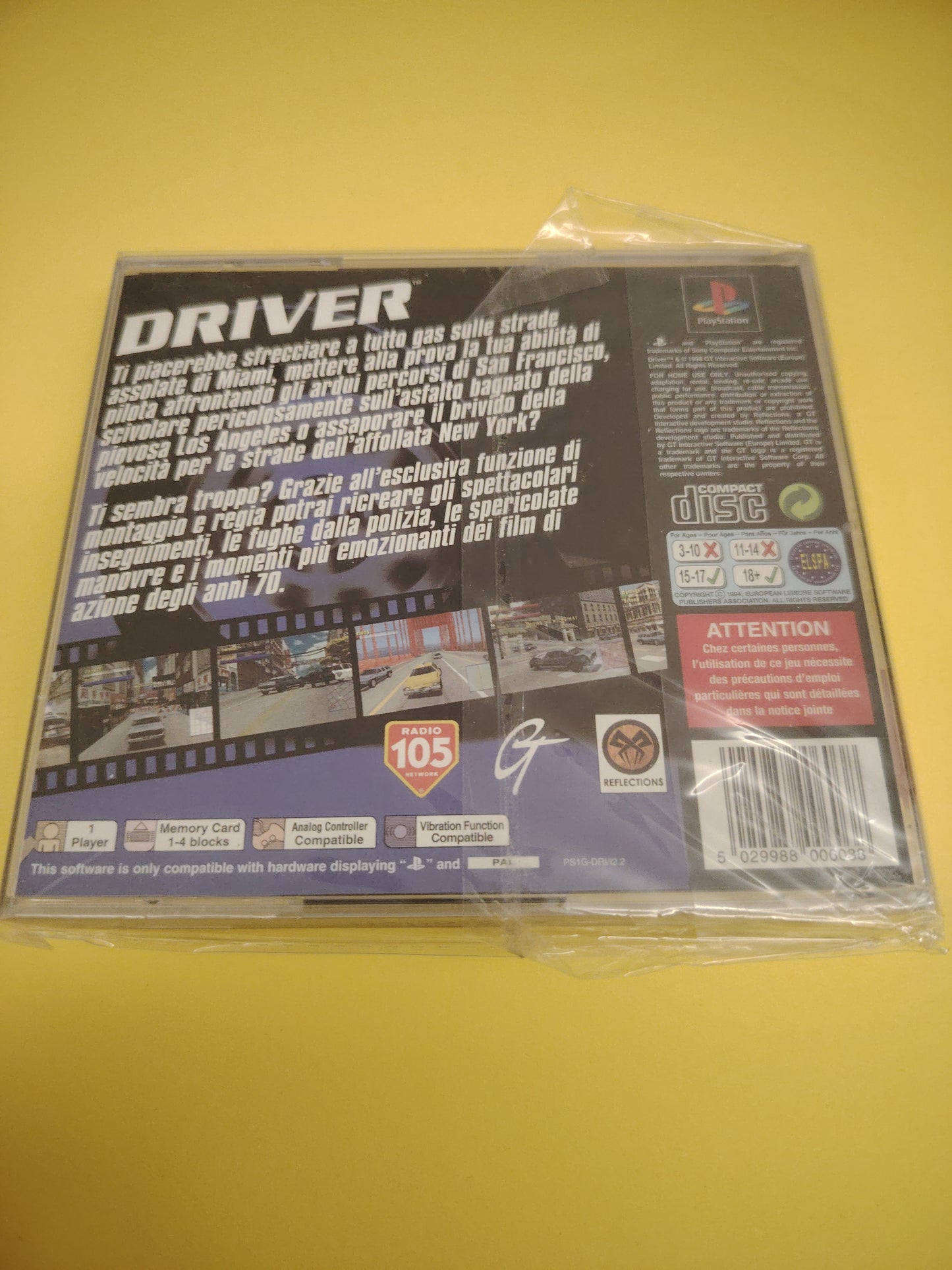 Gioco PlayStation 1 driver