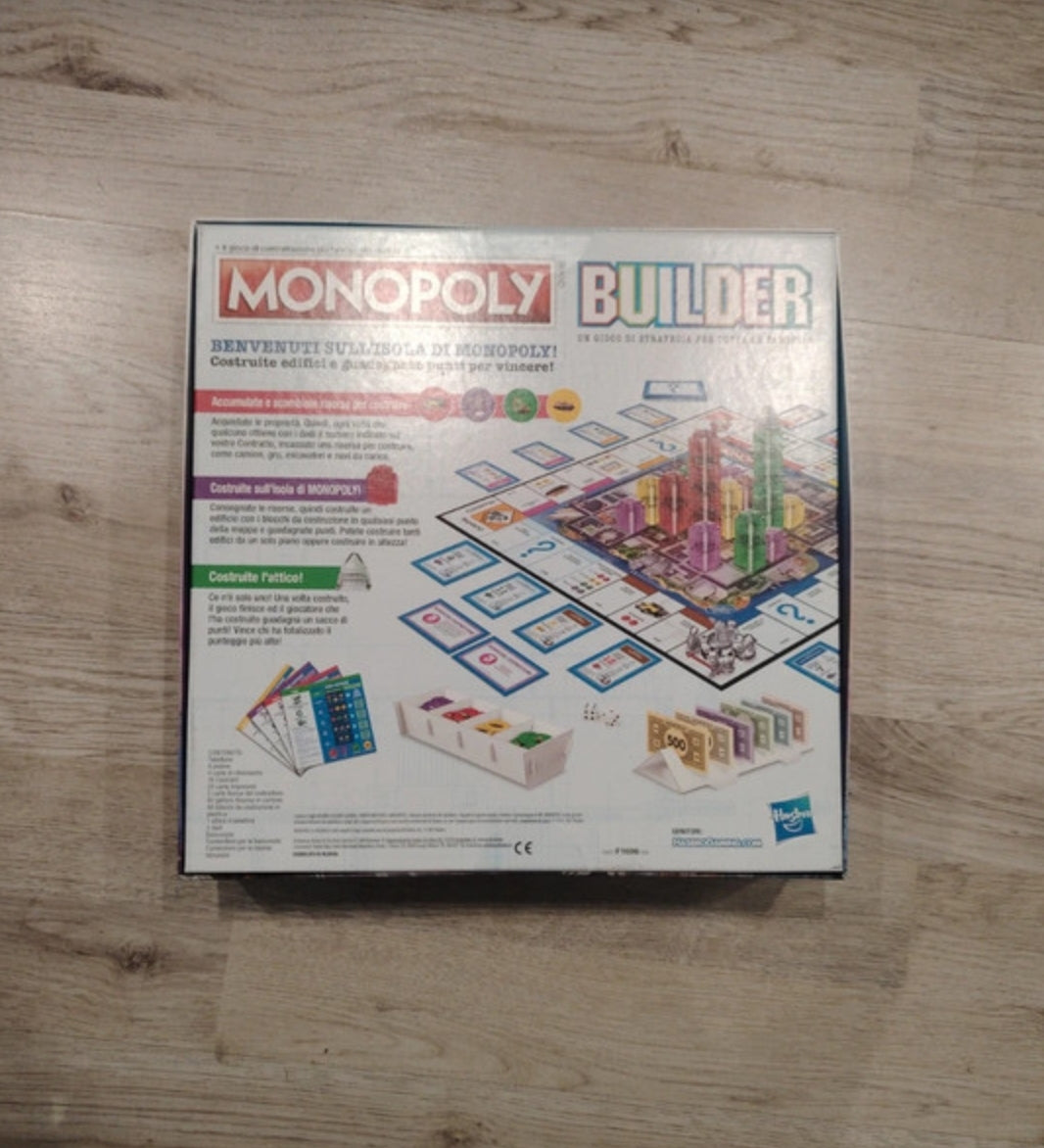 Gioco da tavolo monopoly builder nuovo