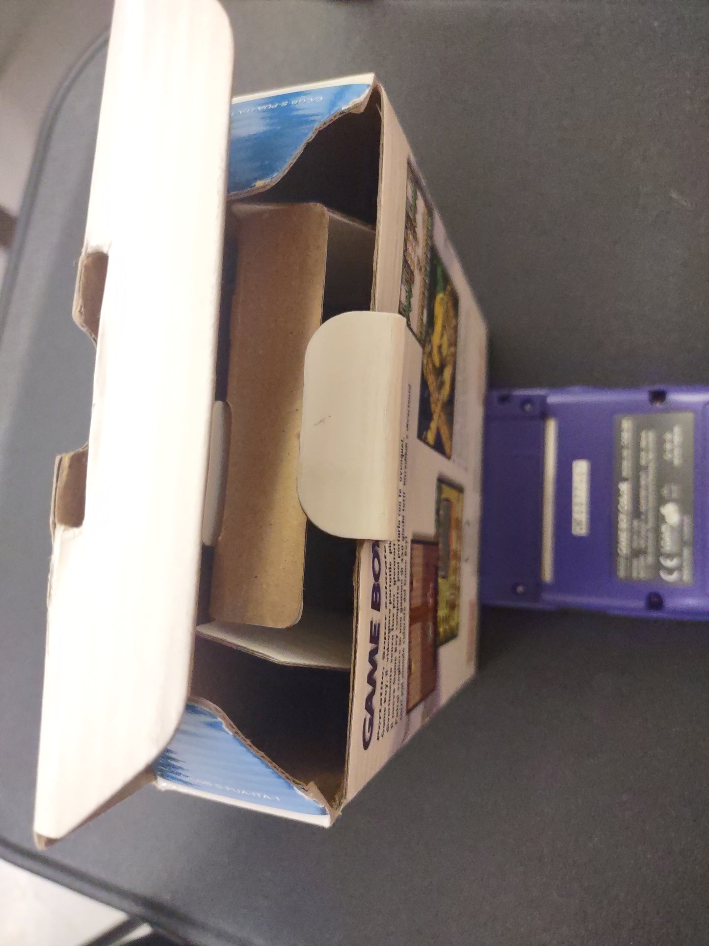 Console Game Boy Color Viola Nintendo + Pokémon cristallo solo cartuccia