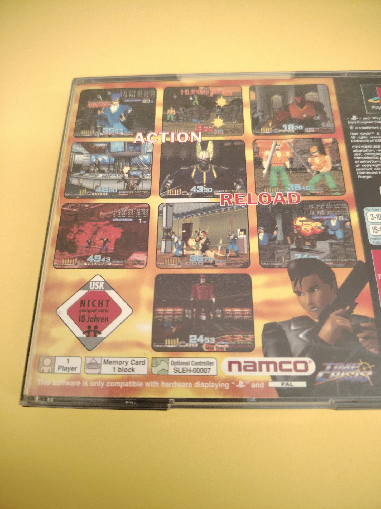 Gioco PlayStation 1 time crisis solo disco