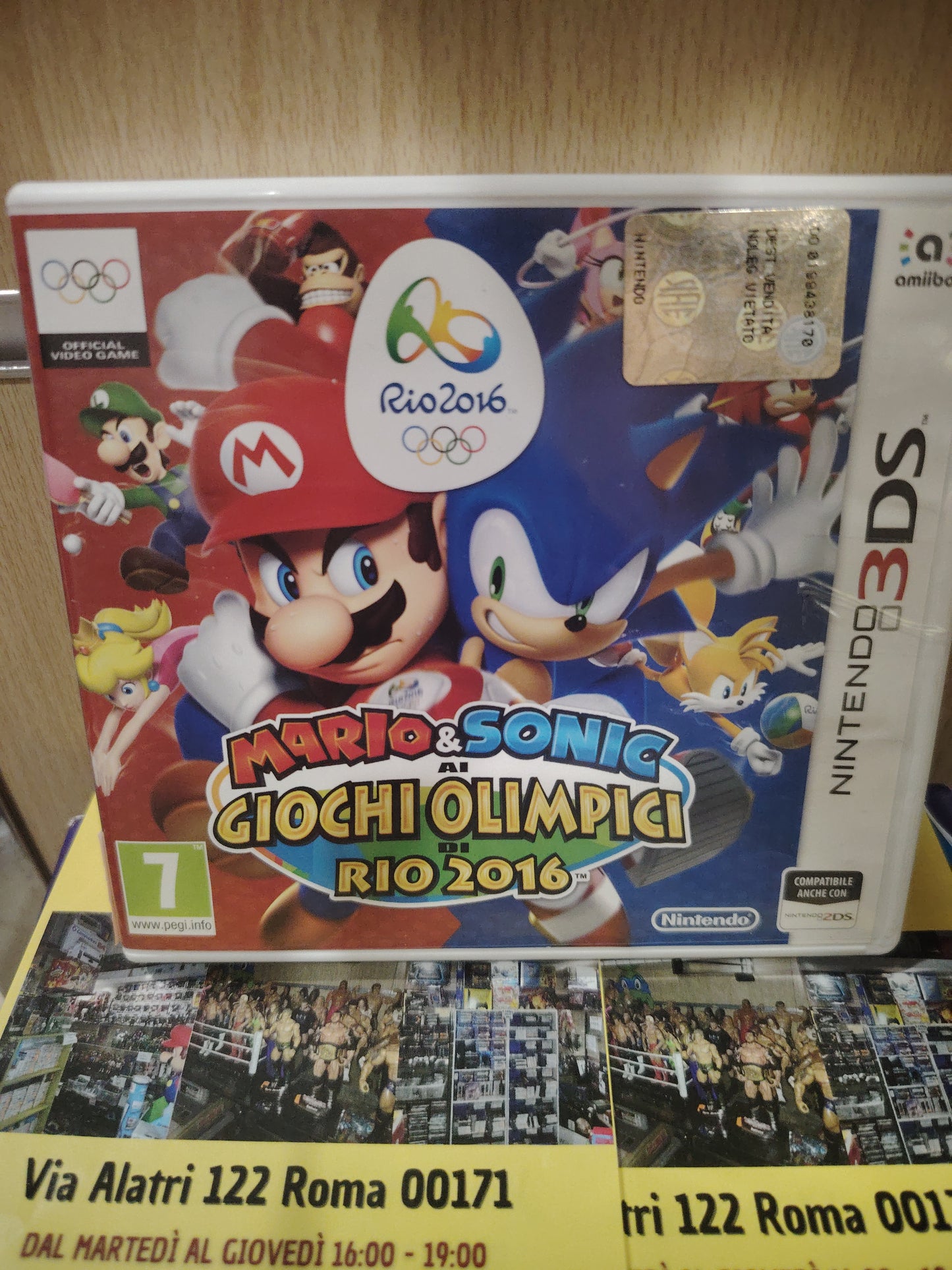 Gioco Nintendo 3ds Mario e Sonic giochi olimpici Rio 2016