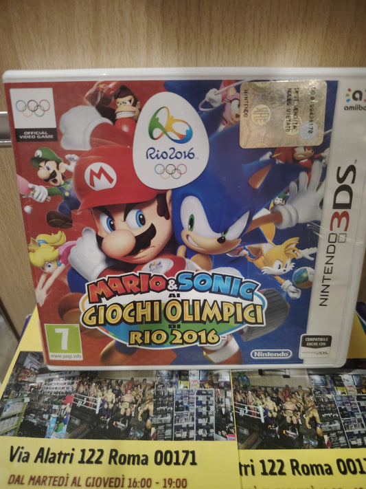 Gioco Nintendo 3ds Mario e Sonic giochi olimpici Rio 2016