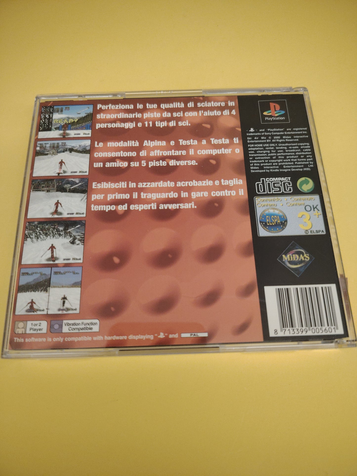 Gioco PlayStation 1 ski air mix